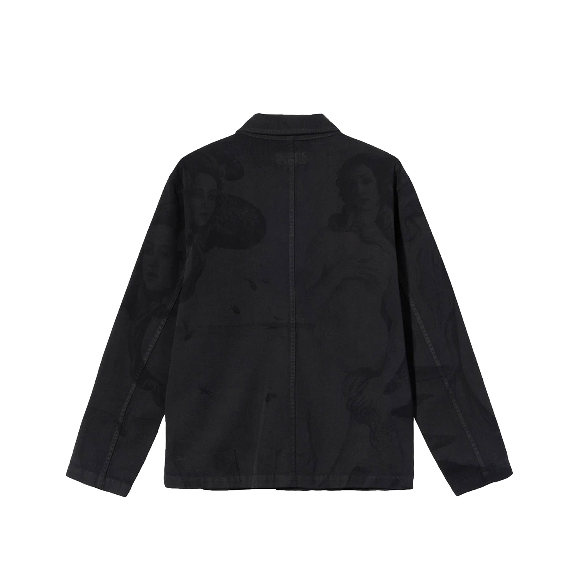 Оригінальна Mens Venus Chore Jacket Black Stussy – вид ззаду