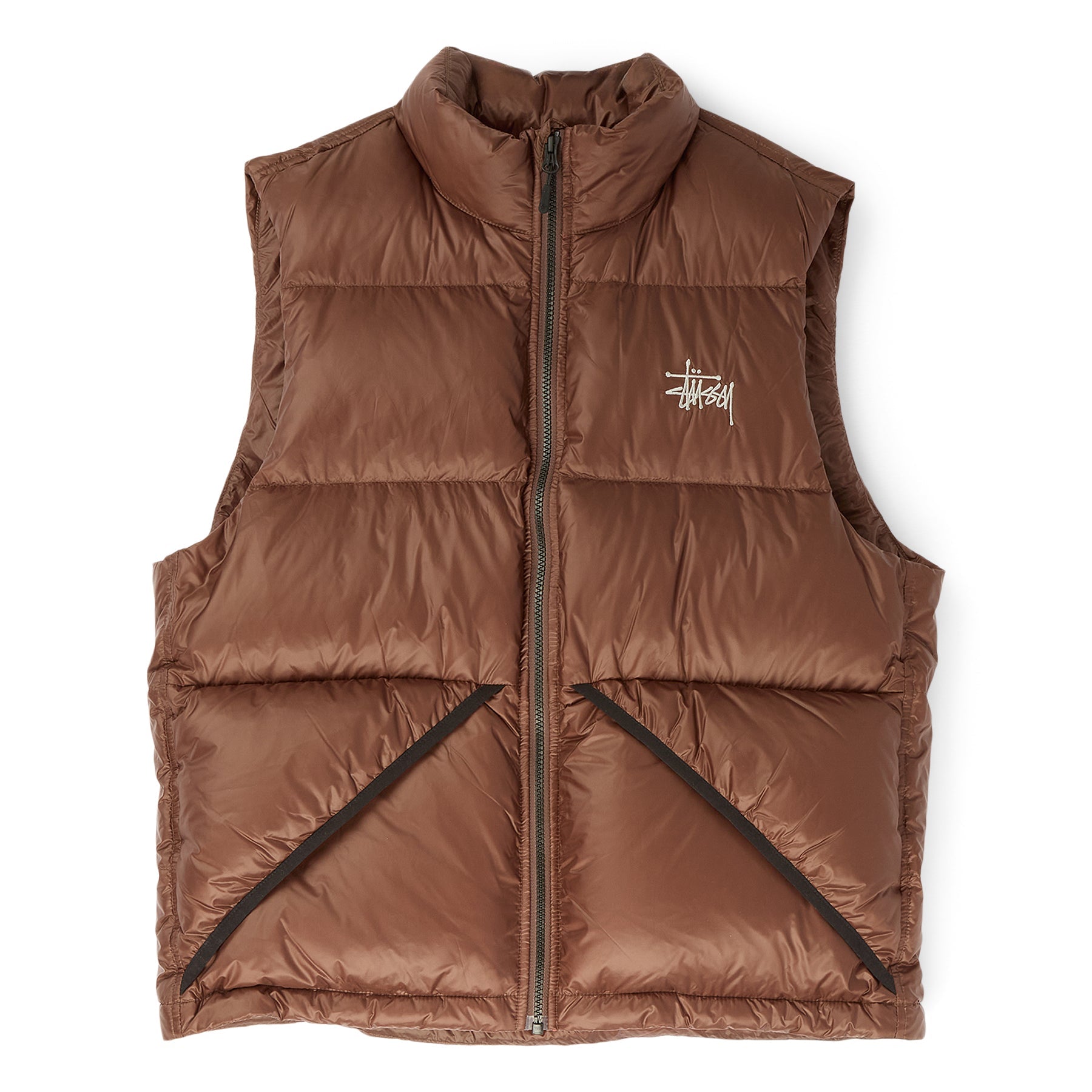 Micro Ripstop Down Vest Stussy – Гарантія оригінальності – боковий вид