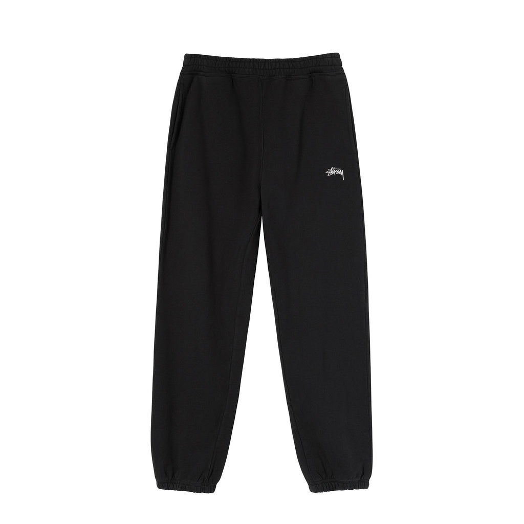 Оригінальна Mens Stock Logo Pants Black Stussy – боковий вид