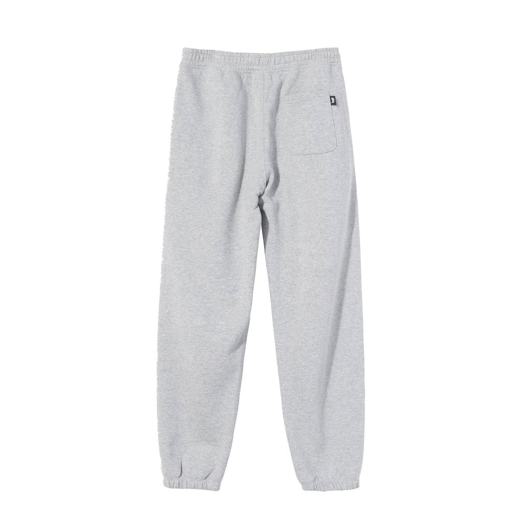 Mens Stock Logo Pants Grey Heather Stussy оригінал – Купити в Україні – вид ззаду