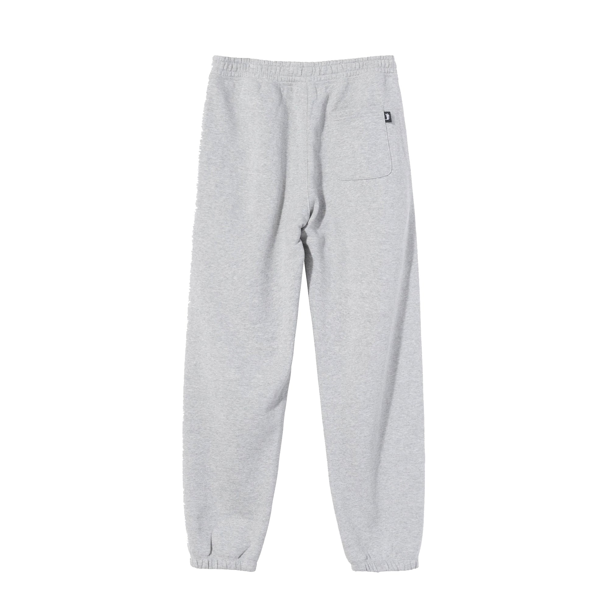 Mens Stock Logo Pants Grey Heather Stussy оригінал – Купити в Україні – вид ззаду