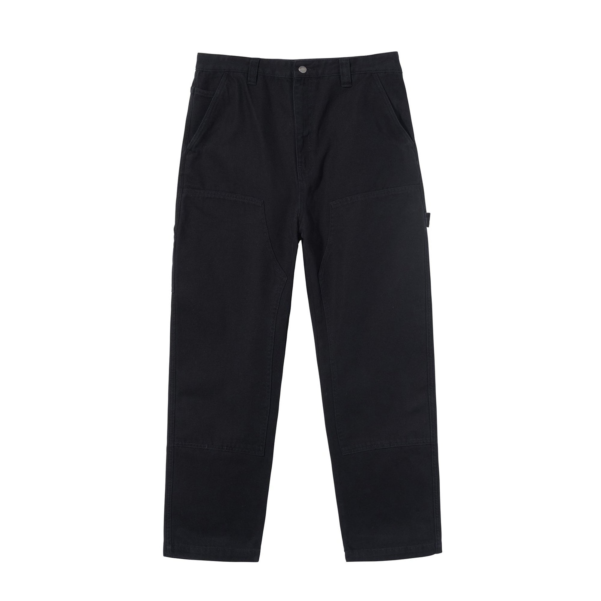 Mens Canvas Work Pant Black Stussy – Гарантія оригінальності – боковий вид