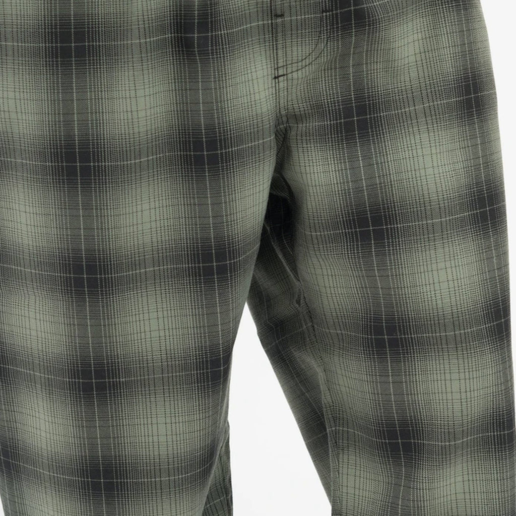 Оригінальна Mens Shadow Plaid Relaxed Pants Olive Stussy – детальний вид