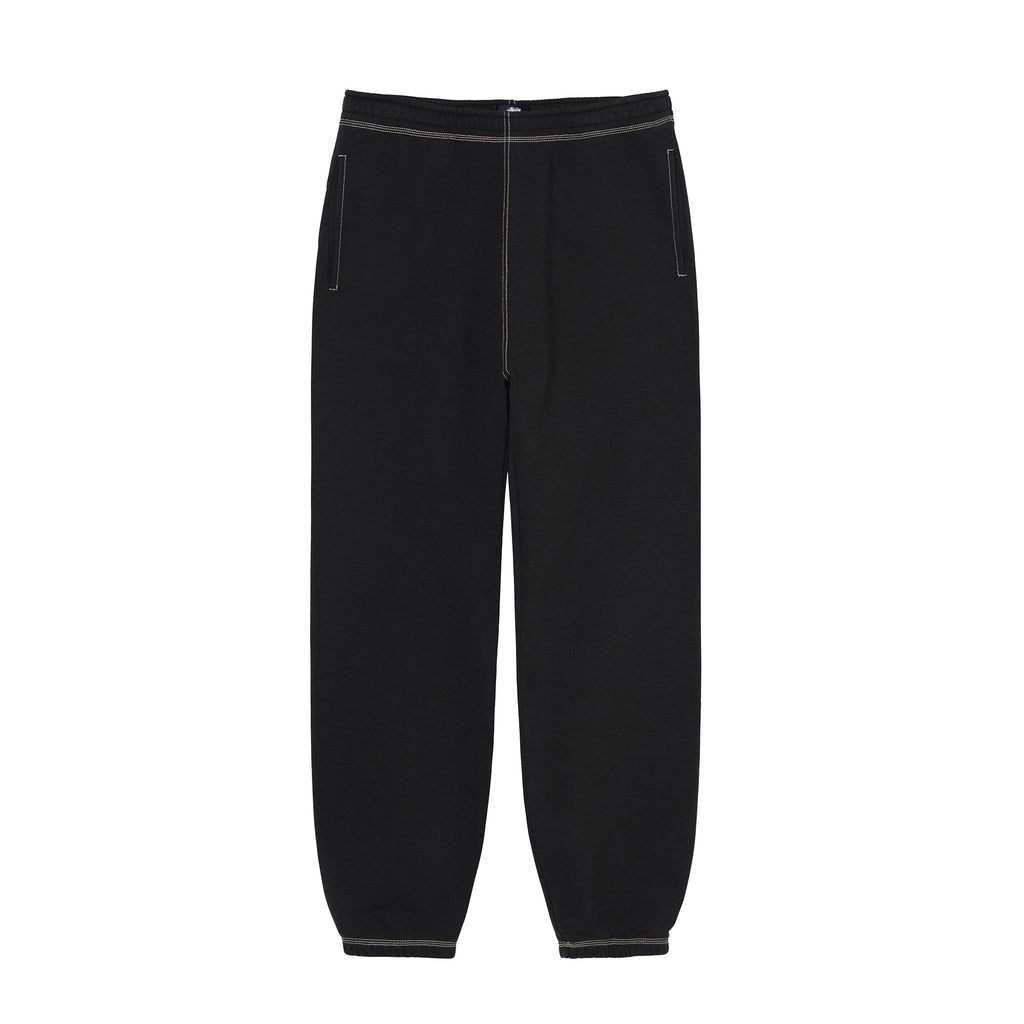 Mens Contrast Stitch Label Pant Black Stussy – Гарантія оригінальності – боковий вид