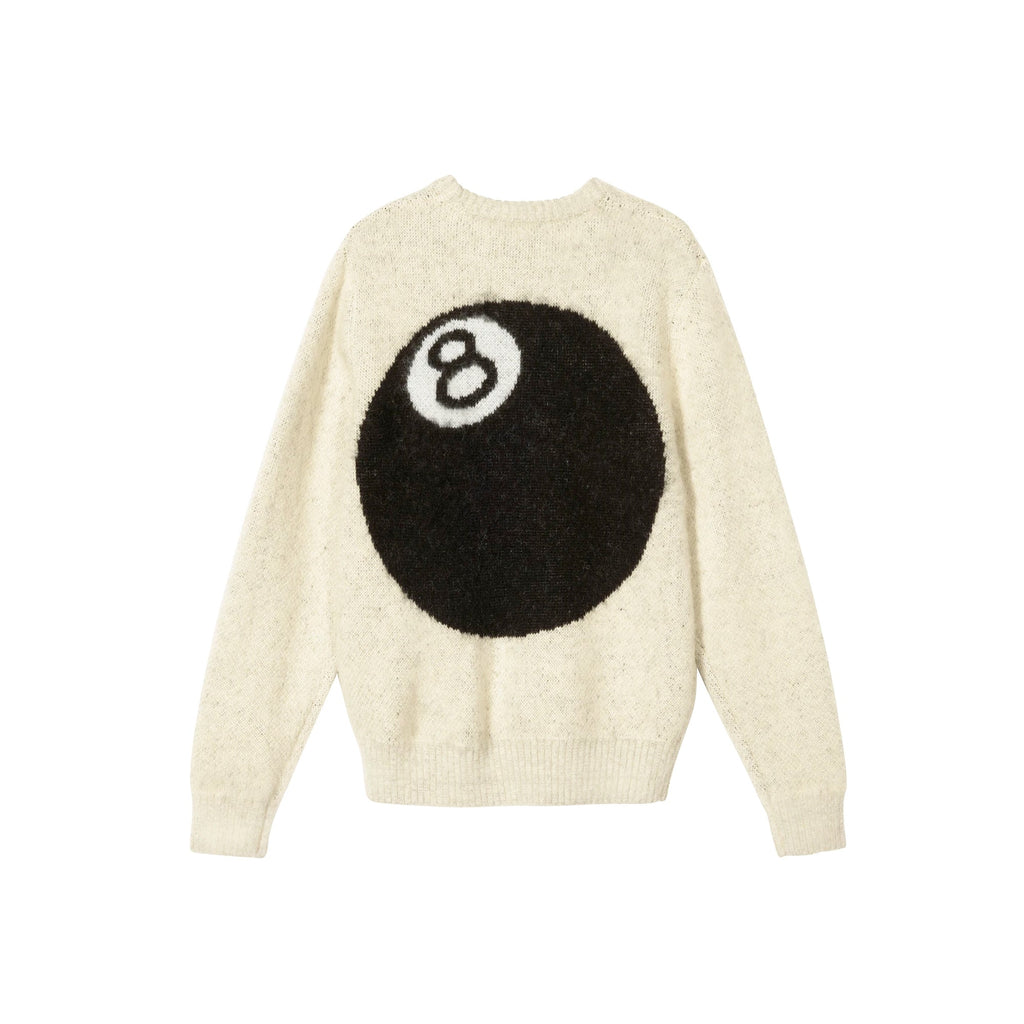 8 Ball Heavy Brushed Mohair Sweater Stussy – Гарантія оригінальності – боковий вид