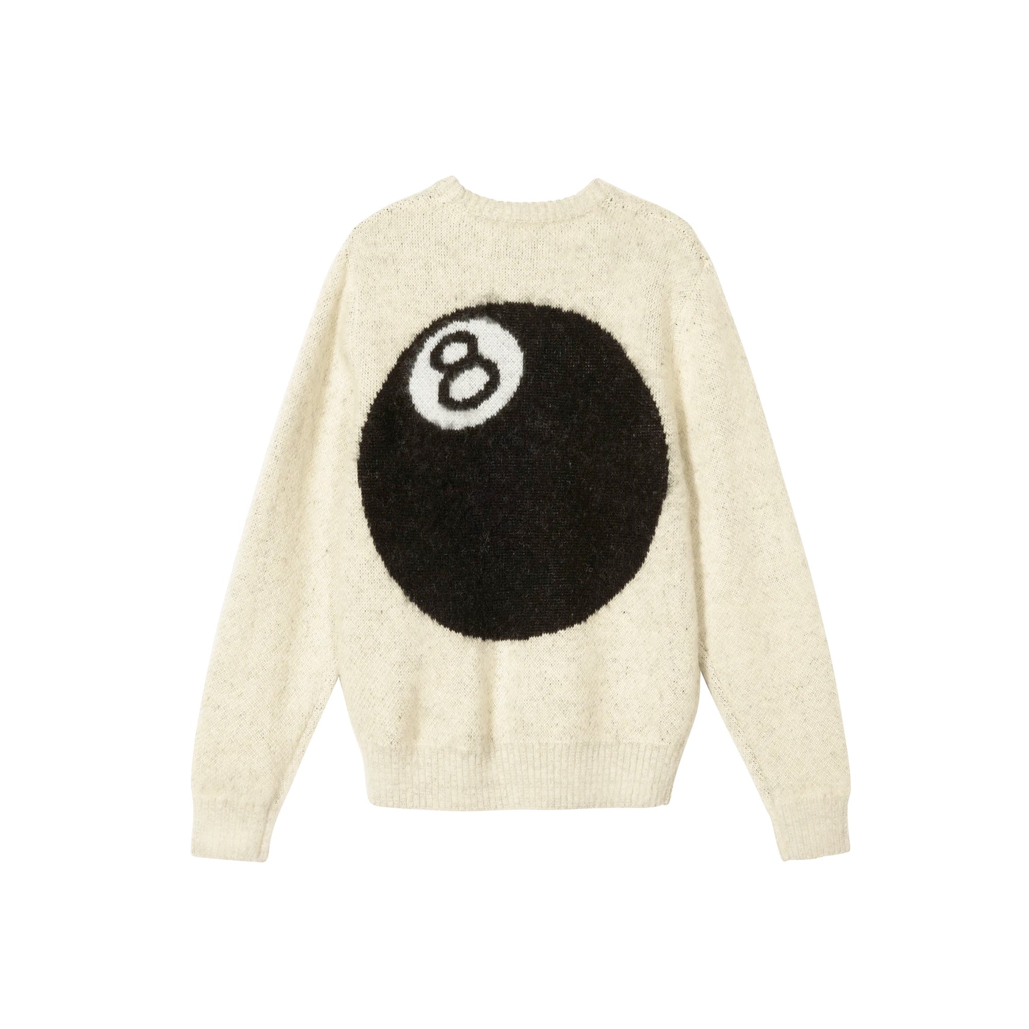 8 Ball Heavy Brushed Mohair Sweater Stussy – Гарантія оригінальності – боковий вид