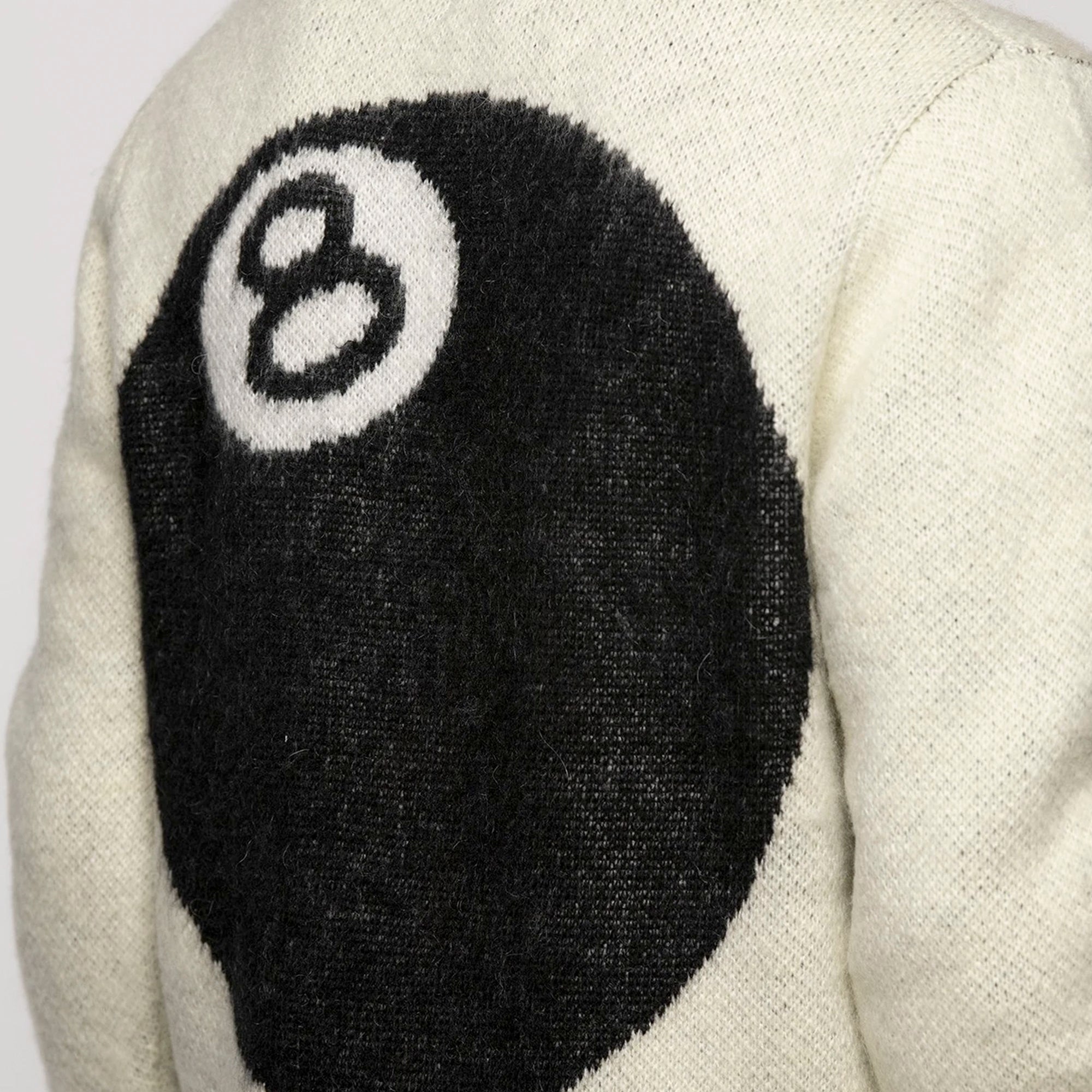 8 Ball Heavy Brushed Mohair Sweater Stussy – Гарантія оригінальності – збільшений вид