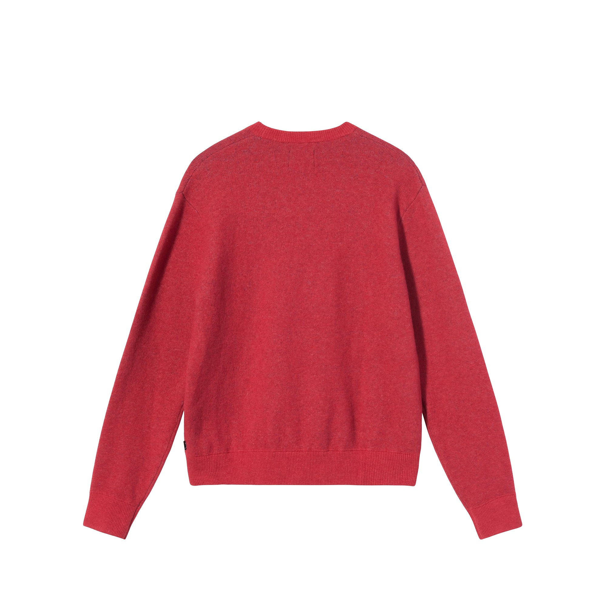 Mens Sport Sweater Red Stussy – Гарантія оригінальності – вид ззаду