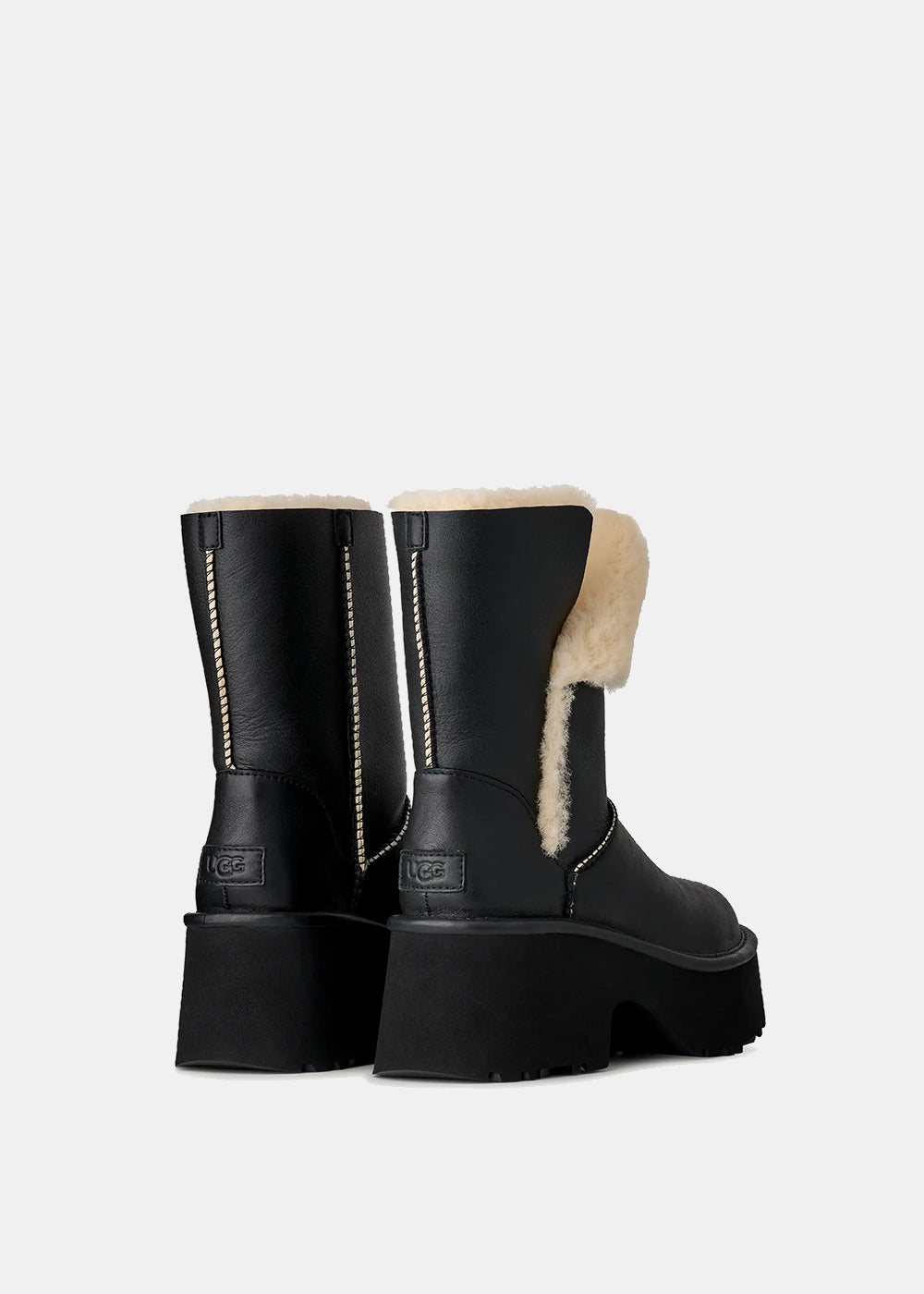 Оригінальна Black Womens Esmee Leather Boot Ugg – детальний вид