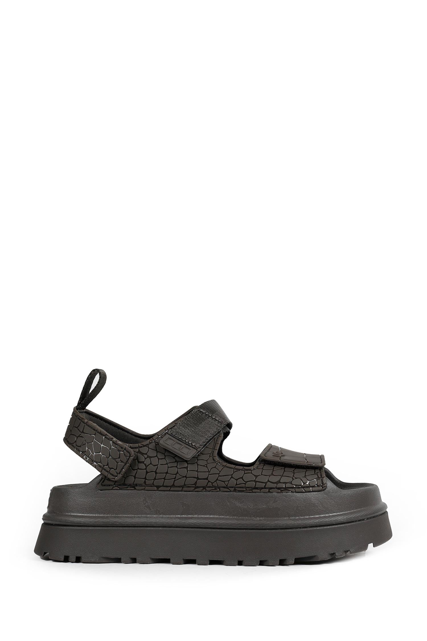 W Goldenglow Embossed Slides Ugg оригінал – Купити в Україні – боковий вид