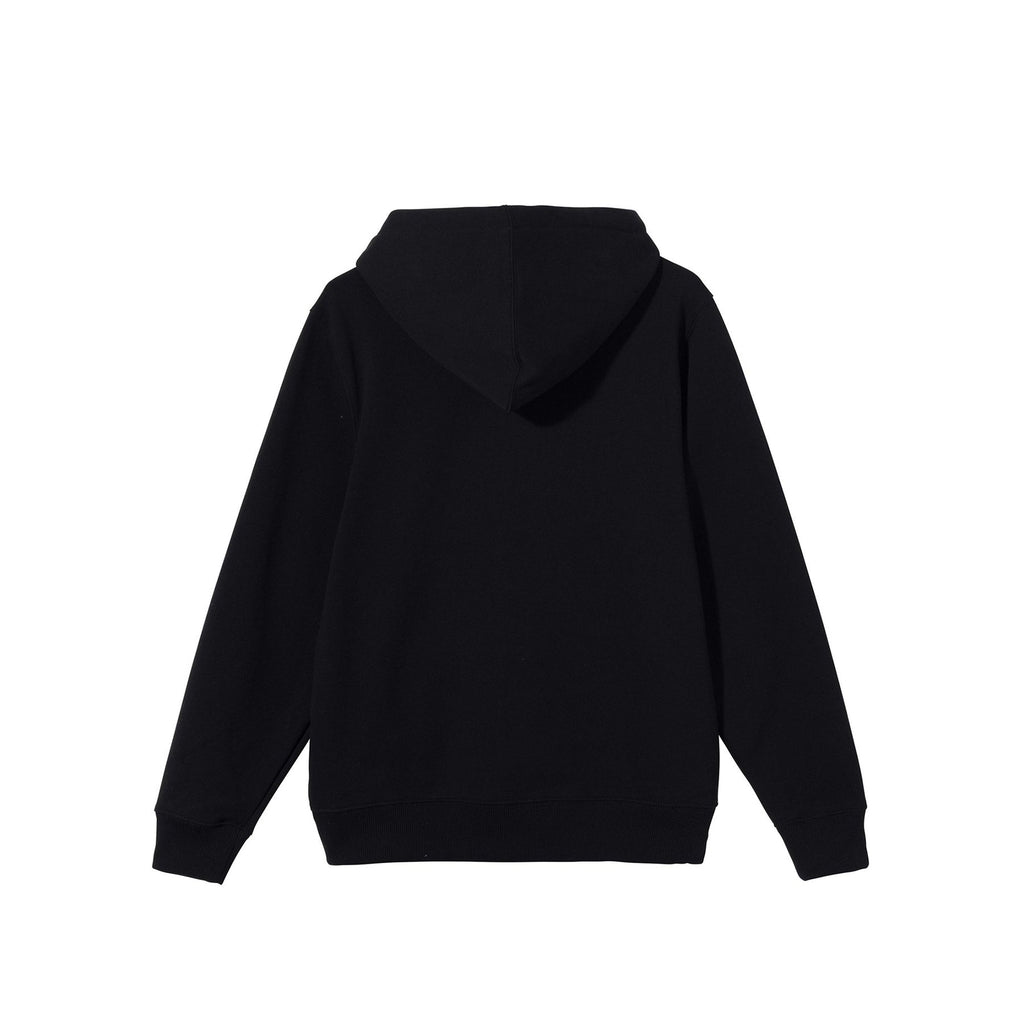 Mens Basic Stussy App Black Hoodie Stussy – Гарантія оригінальності – вид ззаду