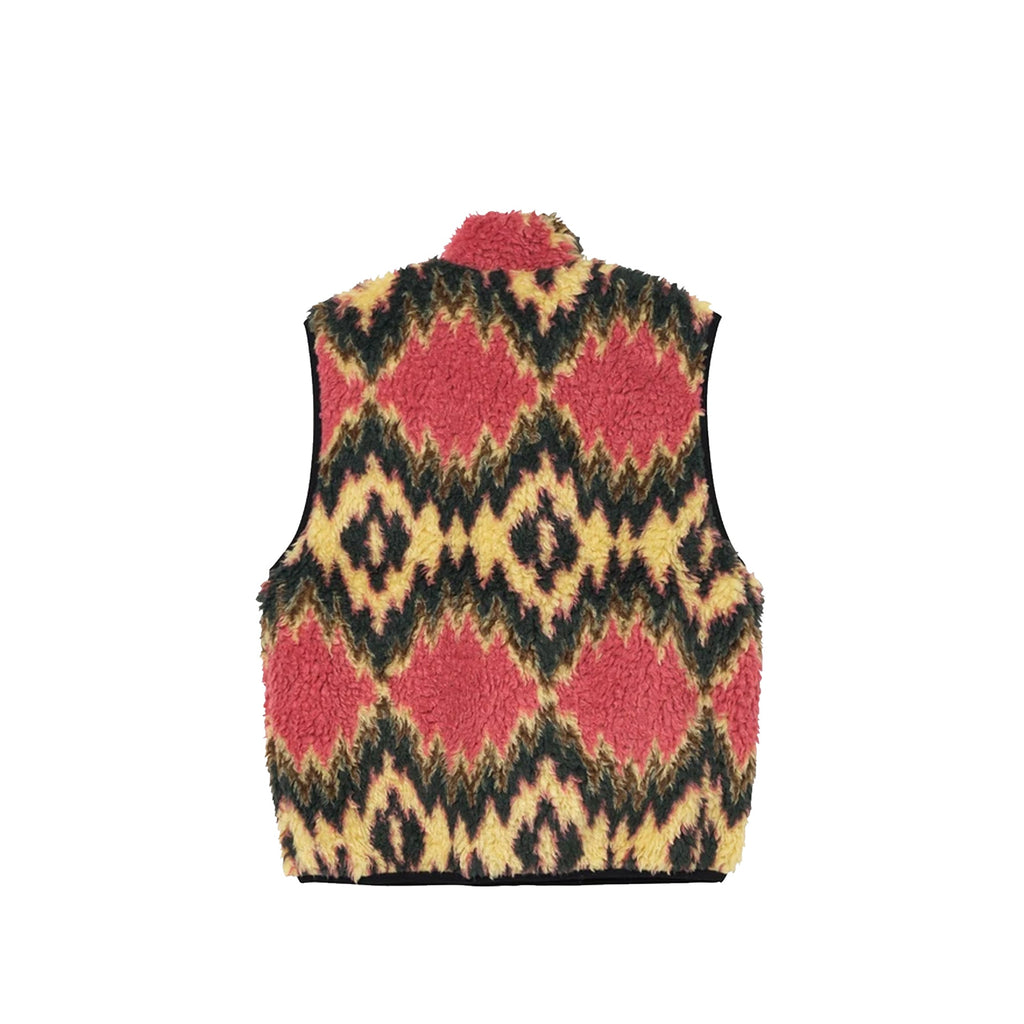 Mens Fillmore Sherpa Vest Mustard Stussy оригінал – Купити в Україні – вид ззаду