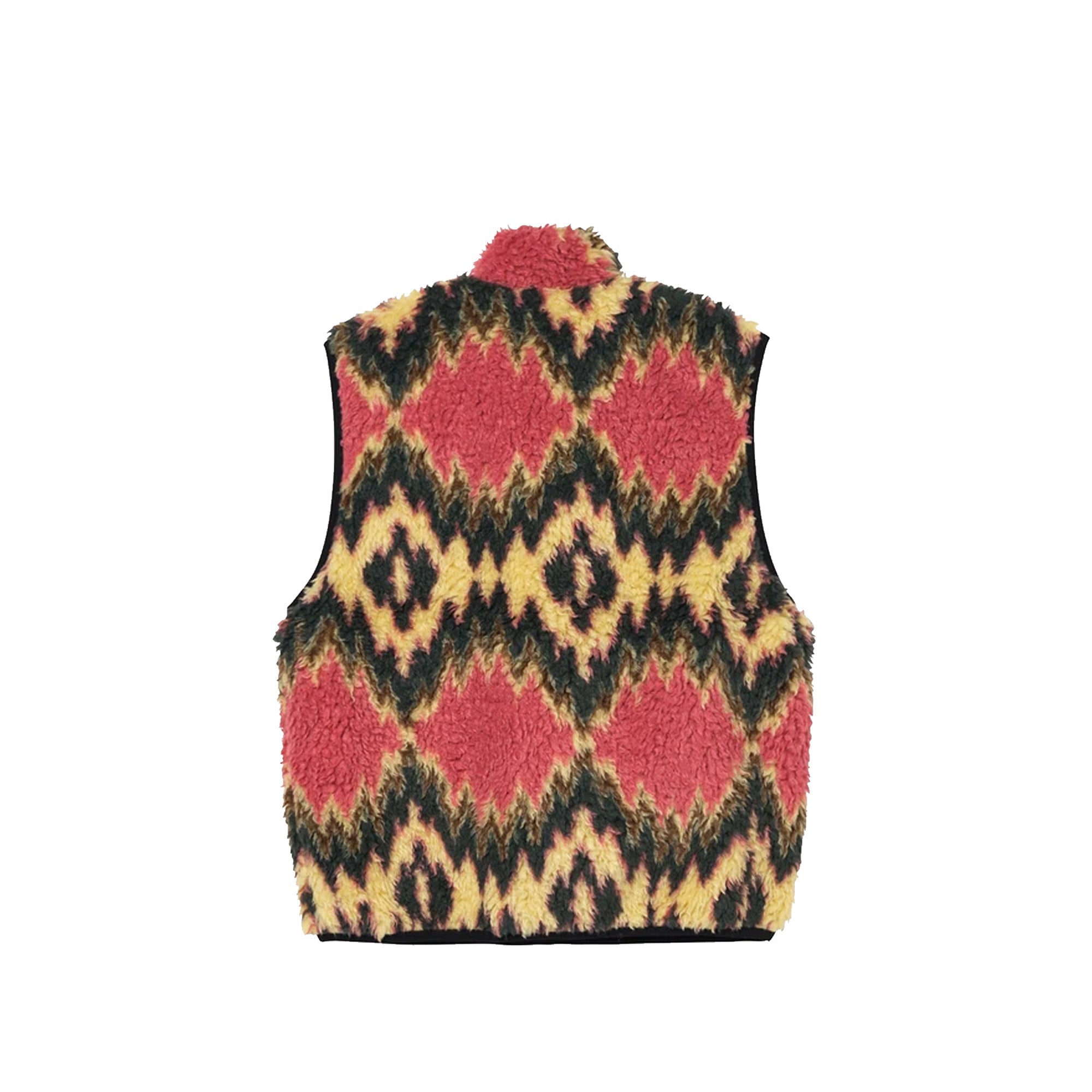 Mens Fillmore Sherpa Vest Mustard Stussy оригінал – Купити в Україні – вид ззаду