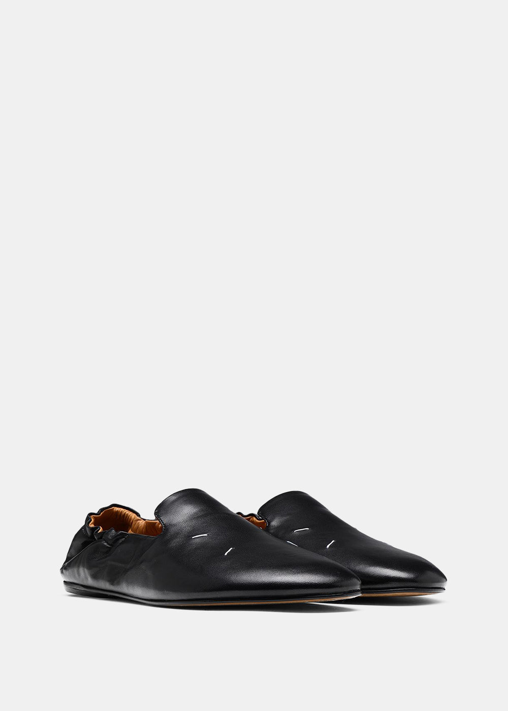 Black Kiki Slip-On Loafers Maison margiela оригінал – Купити в Україні – вид ззаду