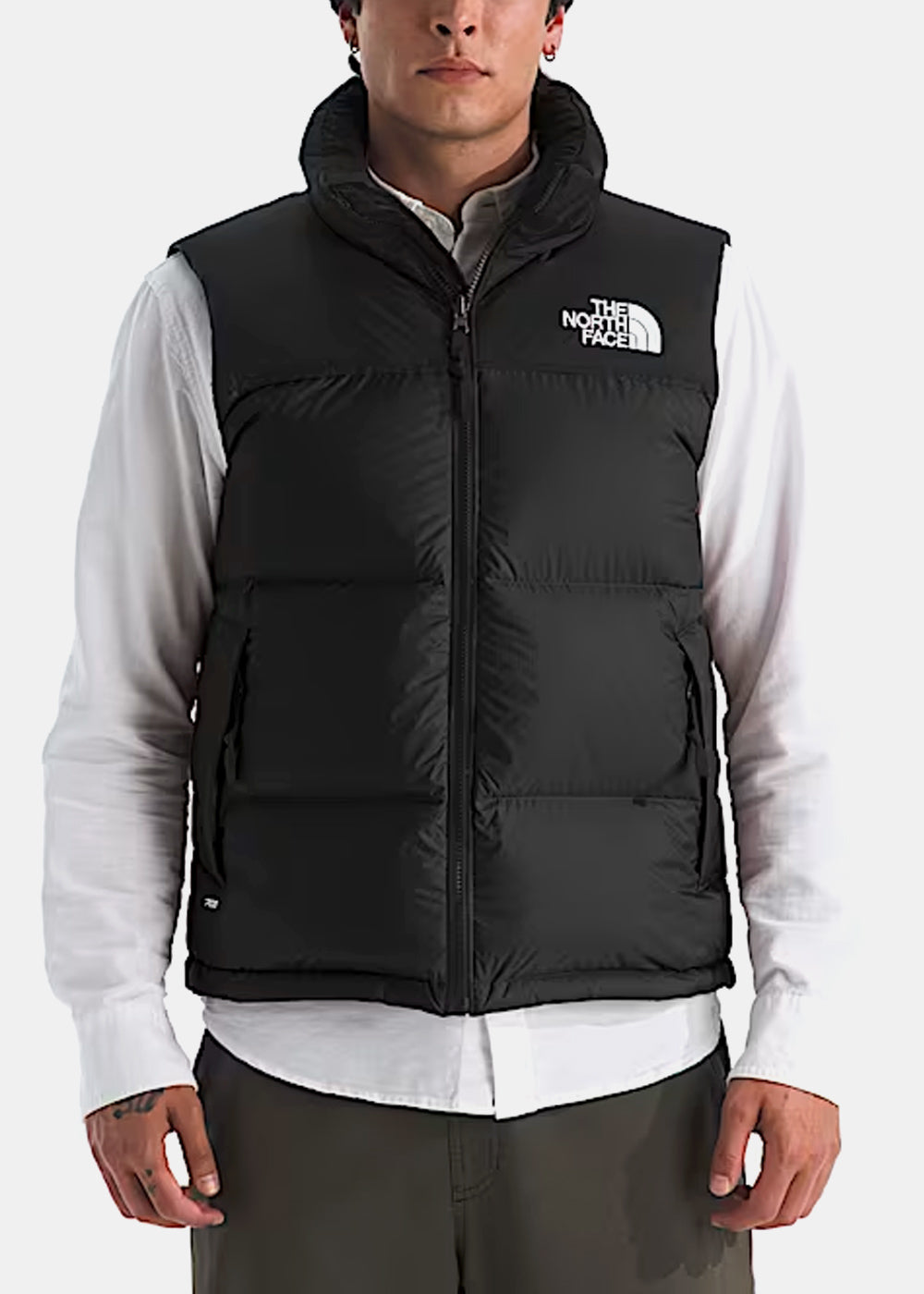 Black Mens 1996 Retro Nuptse Vest The north face оригінал – Купити в Україні – вид ззаду