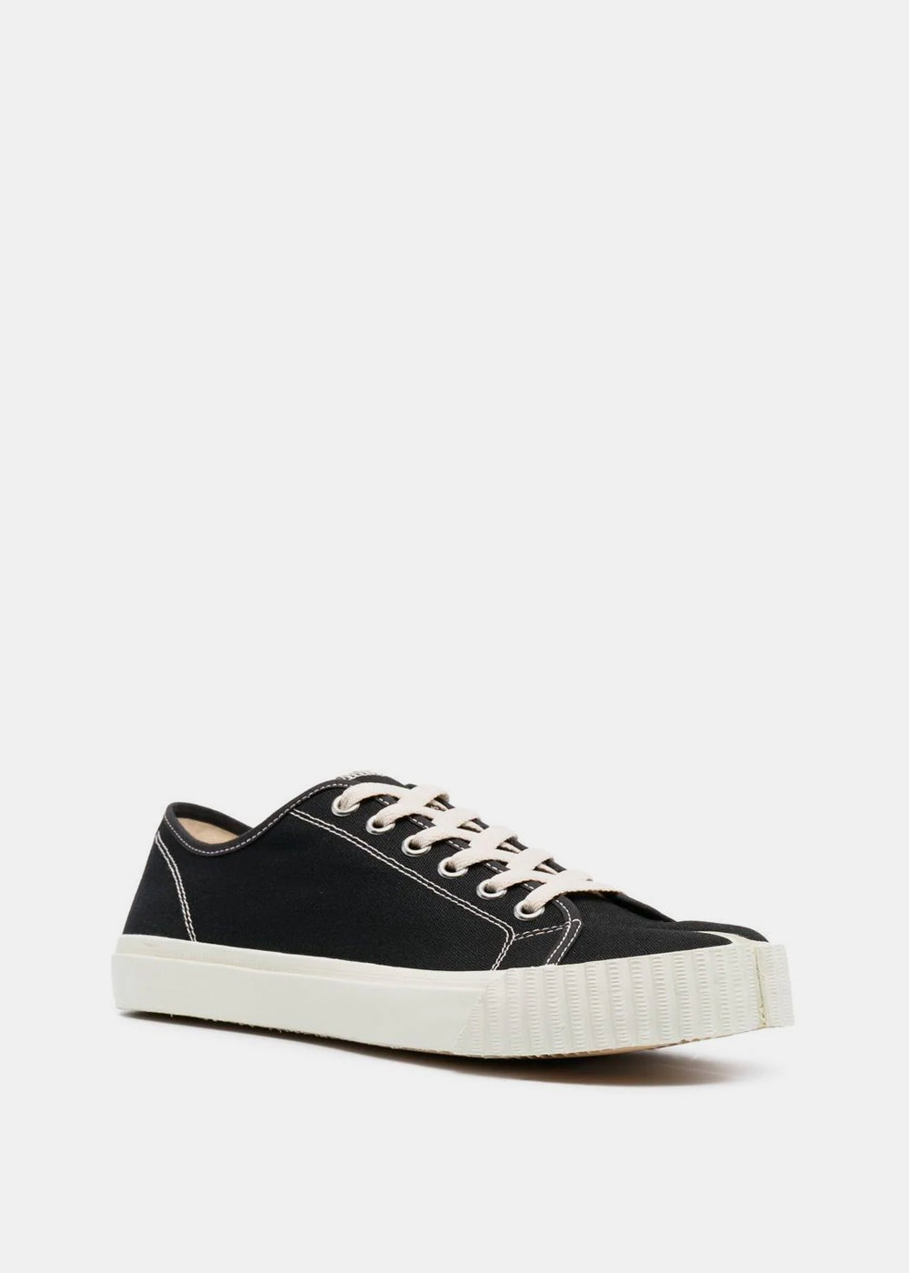 Оригінальна Black & White Tabi Low Top Sneakers Maison margiela – боковий вид