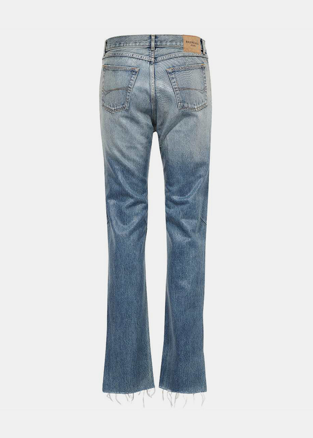 Blue Super Fitted Jeans Balenciaga оригінал – Купити в Україні – вид ззаду