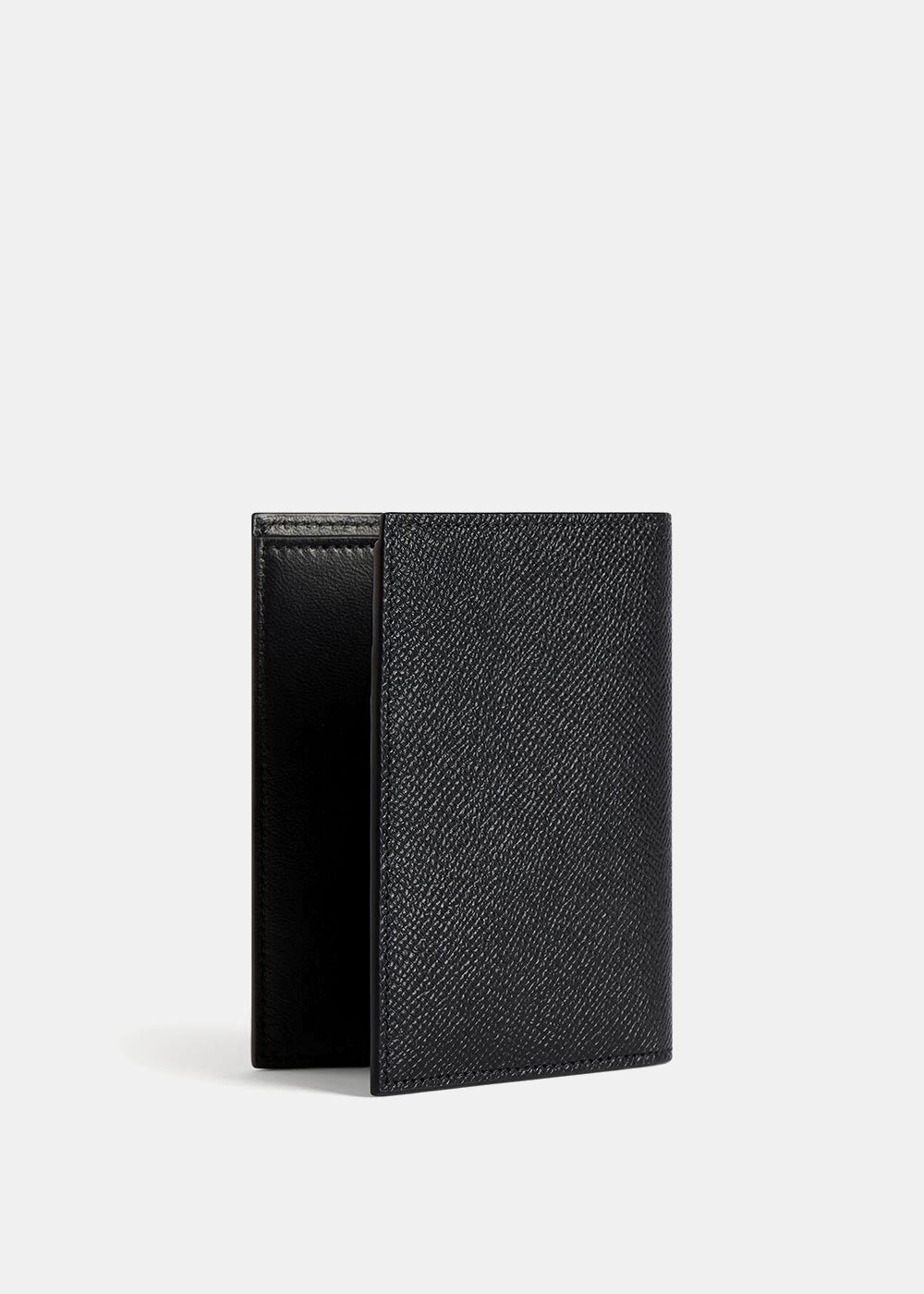 Black Passport Vertical Bifold Wallet Balenciaga оригінал – Купити в Україні – вид ззаду