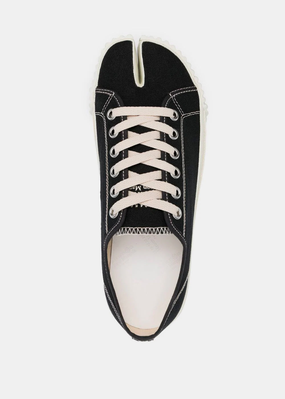 Оригінальна Black & White Tabi Low Top Sneakers Maison margiela – детальний вид