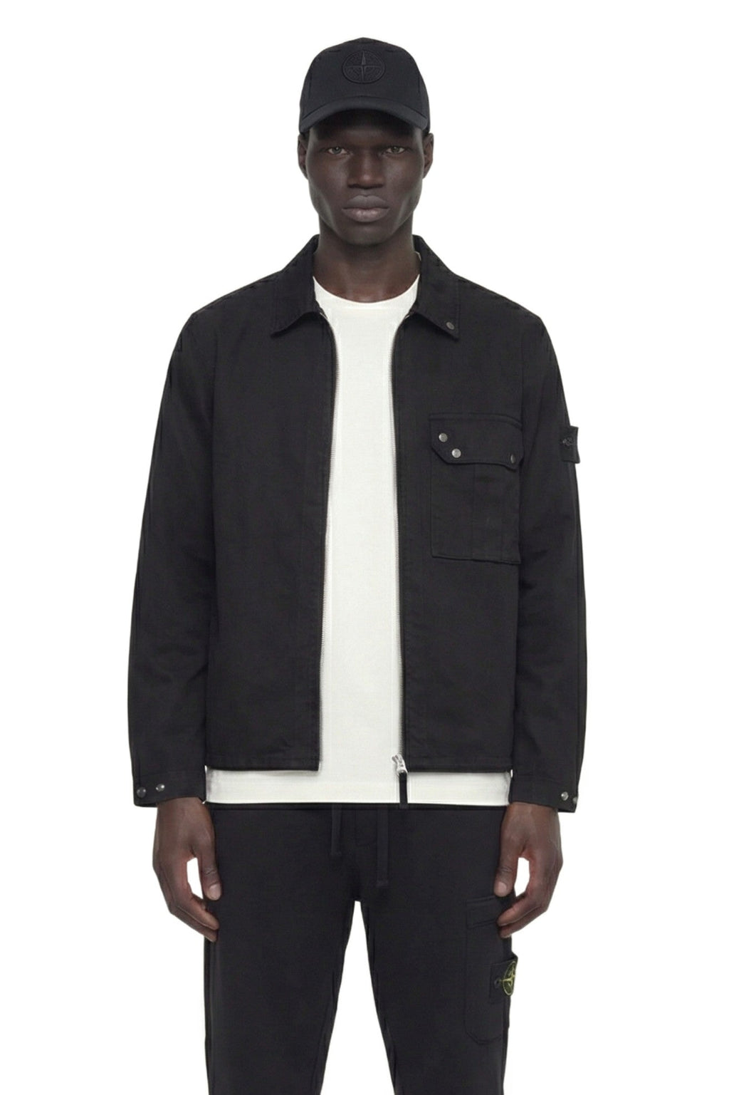 1200002 Overshirt Stone island – Гарантія оригінальності – боковий вид