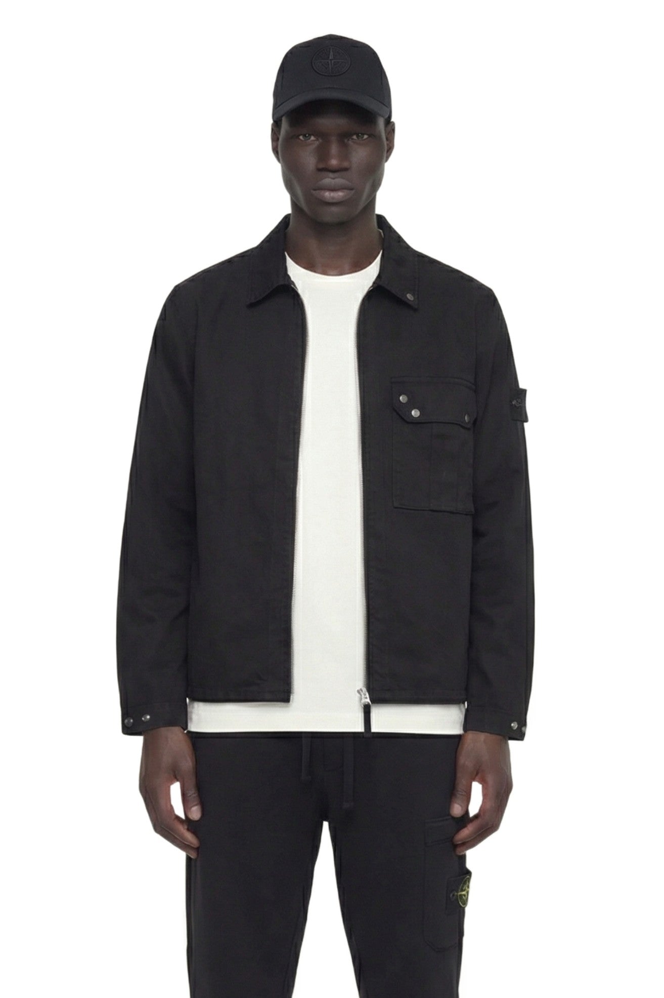 1200002 Overshirt Stone island – Гарантія оригінальності – боковий вид