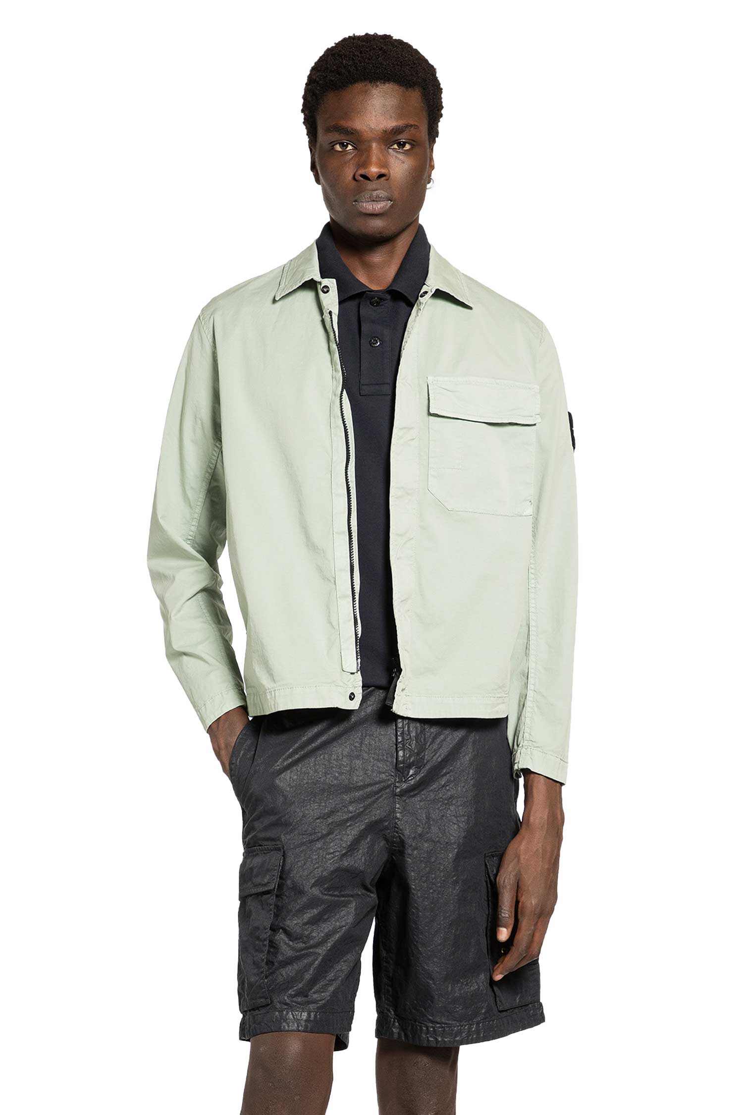 Оригінальна 1200013 Stretch Twill Overshirt Stone island – боковий вид