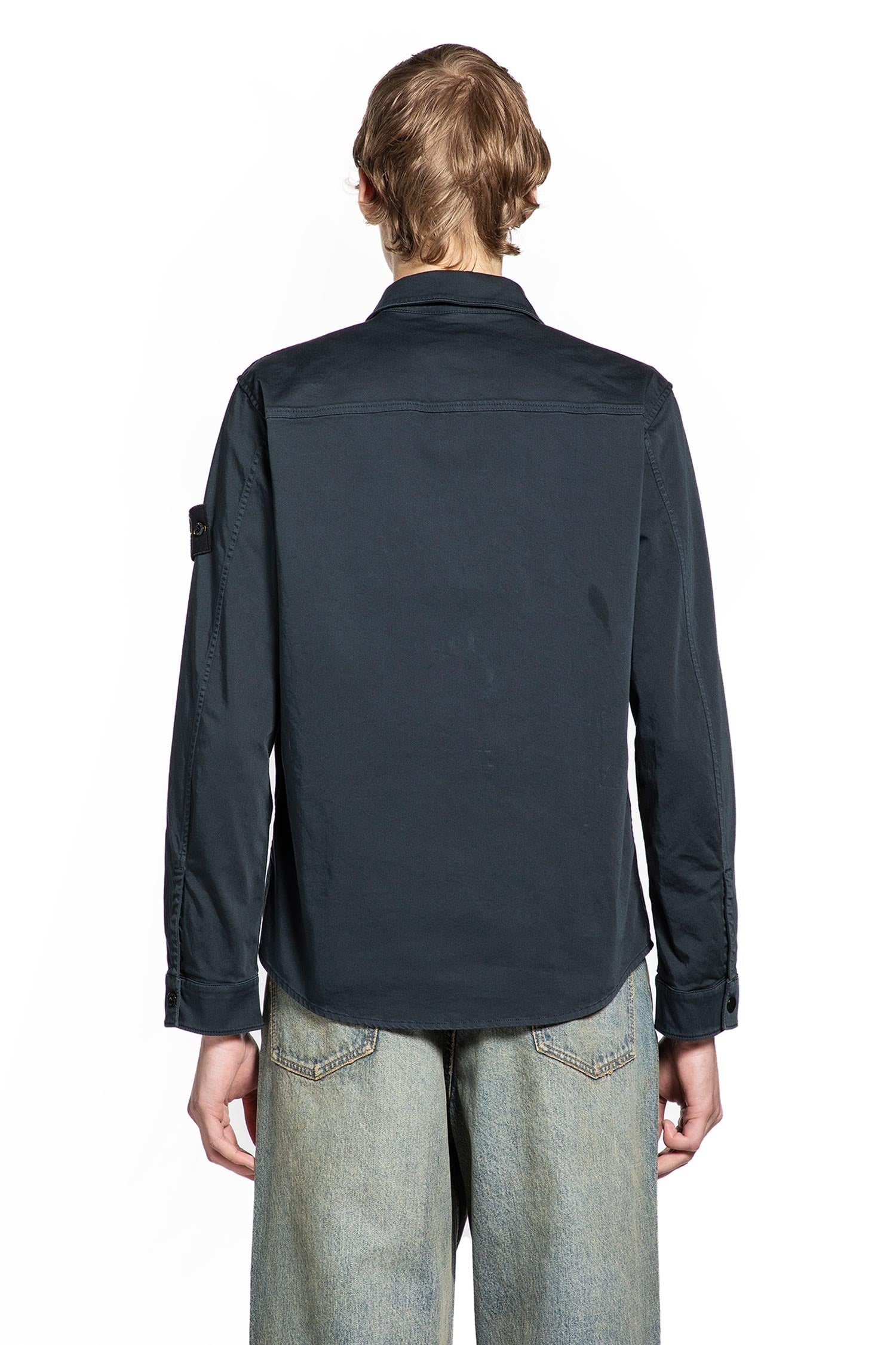 1200015 Overshirt In Cotton Tela Stone island – Гарантія оригінальності – збільшений вид