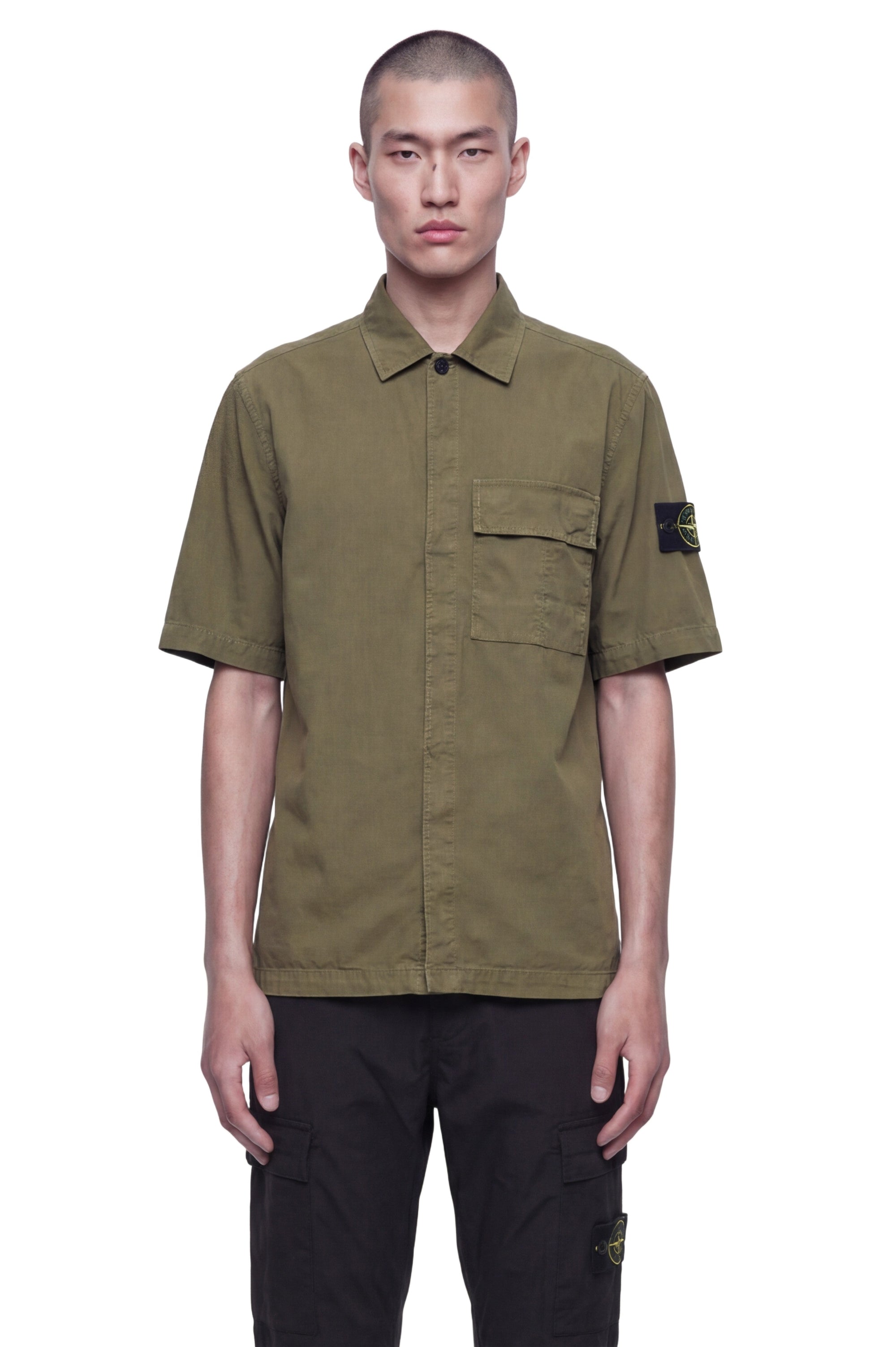 Оригінальна 1200031 Short Sleeve Shirt Stone island – вид ззаду