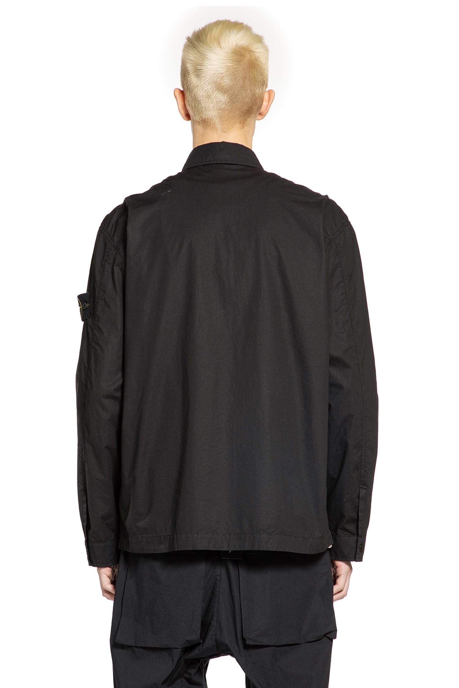 1200032 Stretch Cotton Tela Overshirt Stone island – Гарантія оригінальності – збільшений вид
