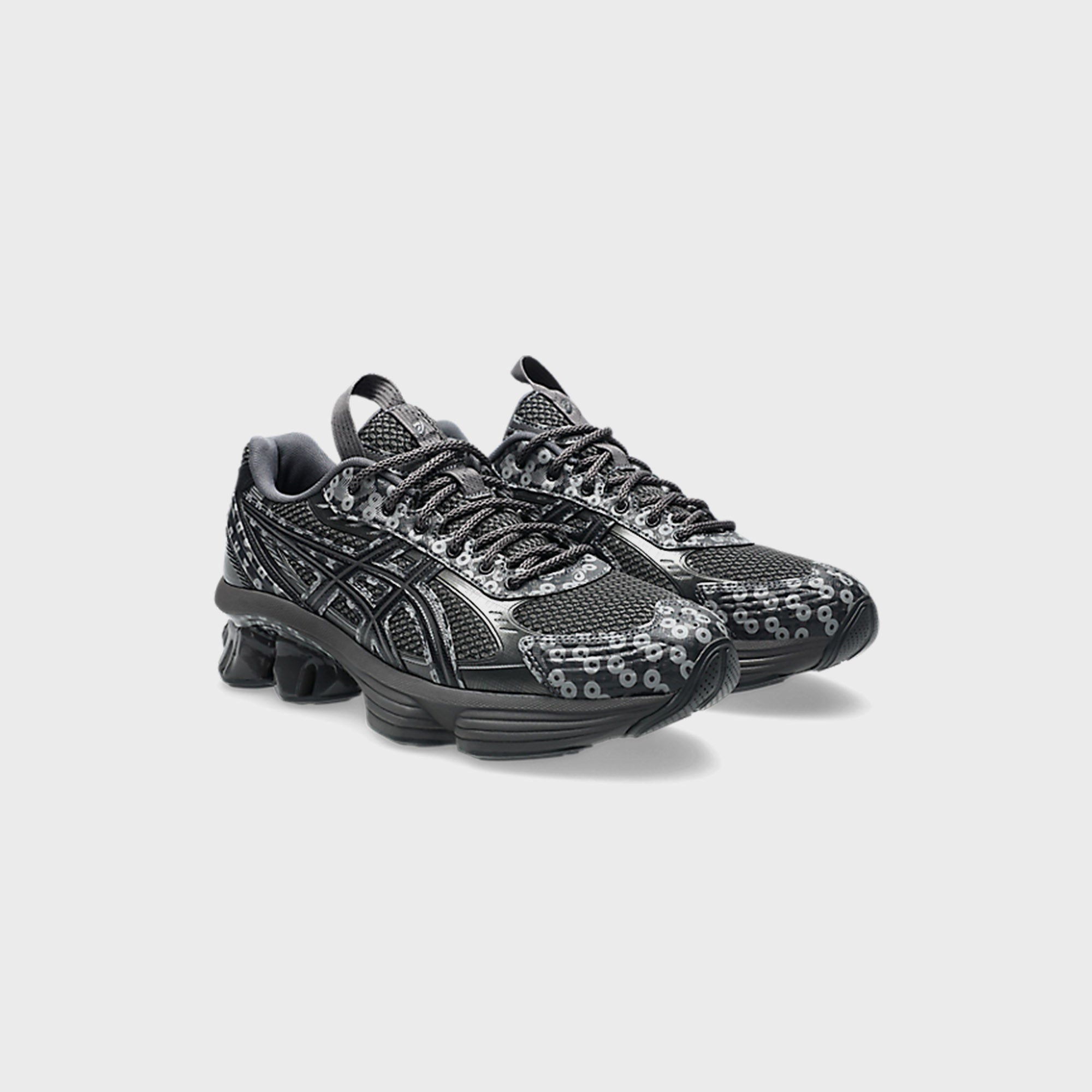 Оригінальна Us7 S Gel Kinetic Fluent Obsidian Grey Asics – вид ззаду