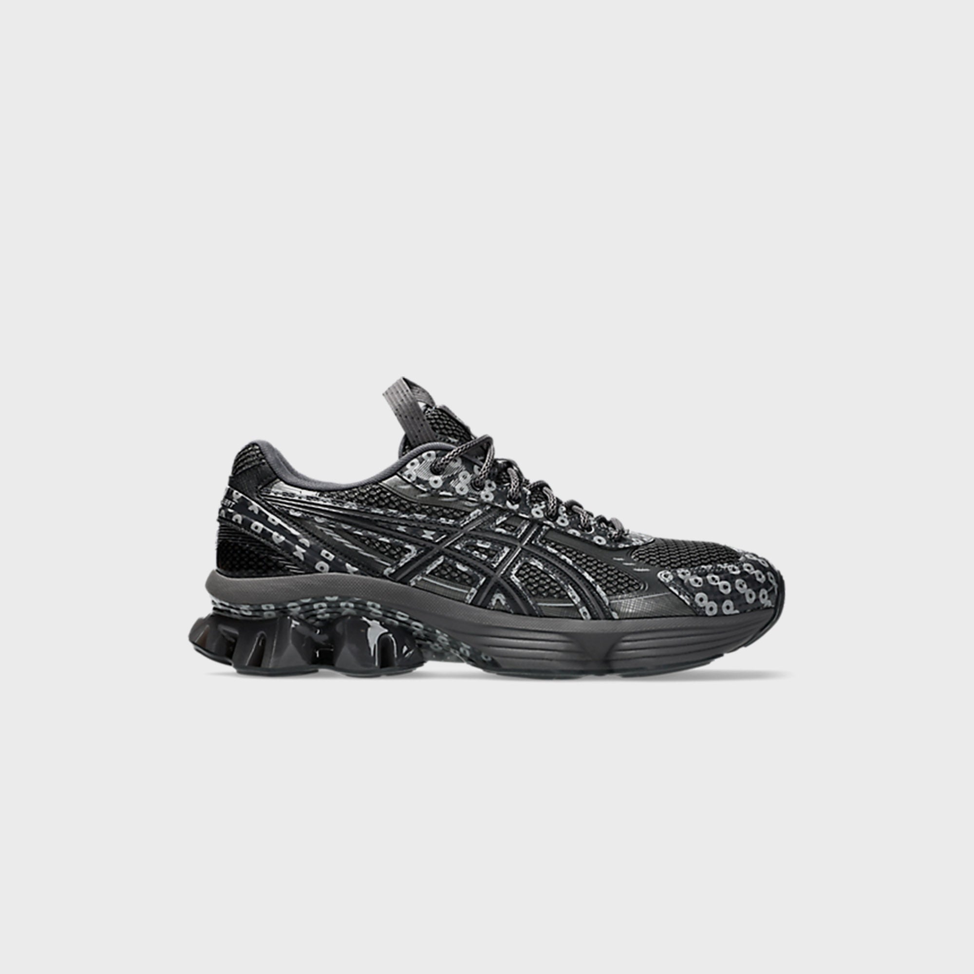 Оригінальна Us7 S Gel Kinetic Fluent Obsidian Grey Asics – боковий вид