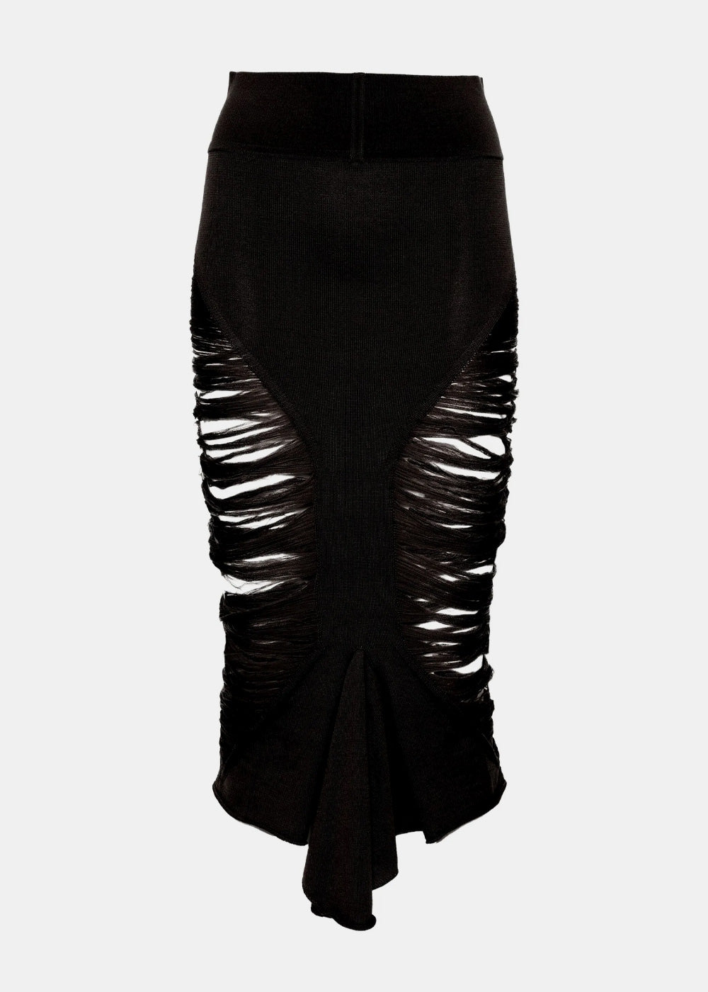 Black Tanja MIDI Skirt Rick owens оригінал – Купити в Україні – боковий вид