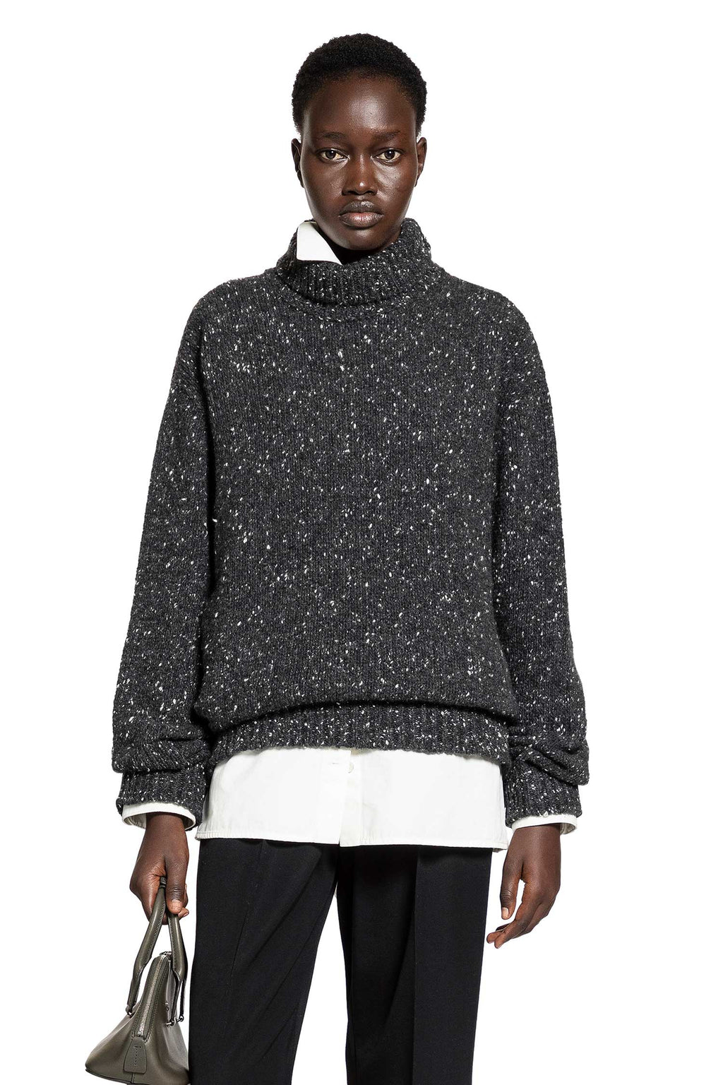 Balzac Turtleneck In Cashmere The row – Гарантія оригінальності – боковий вид