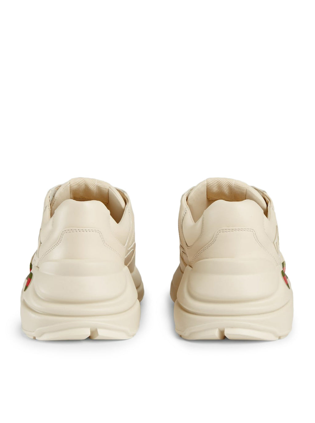 Оригінальна Women`s Rhyton Sneakers In Leather With Gucci Logo Gucci – детальний вид