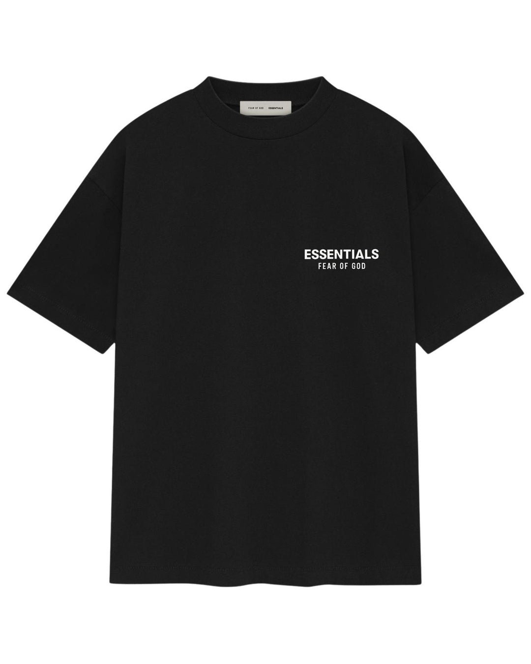 Essentials Classic Fit Black T-Shirt Fear of god оригінал – Купити в Україні – боковий вид - FEAR OF GOD