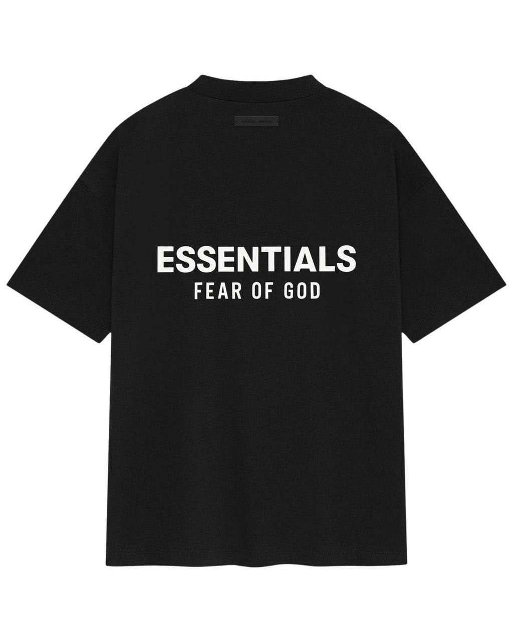 Essentials Classic Fit Black T-Shirt Fear of god оригінал – Купити в Україні – вид ззаду
