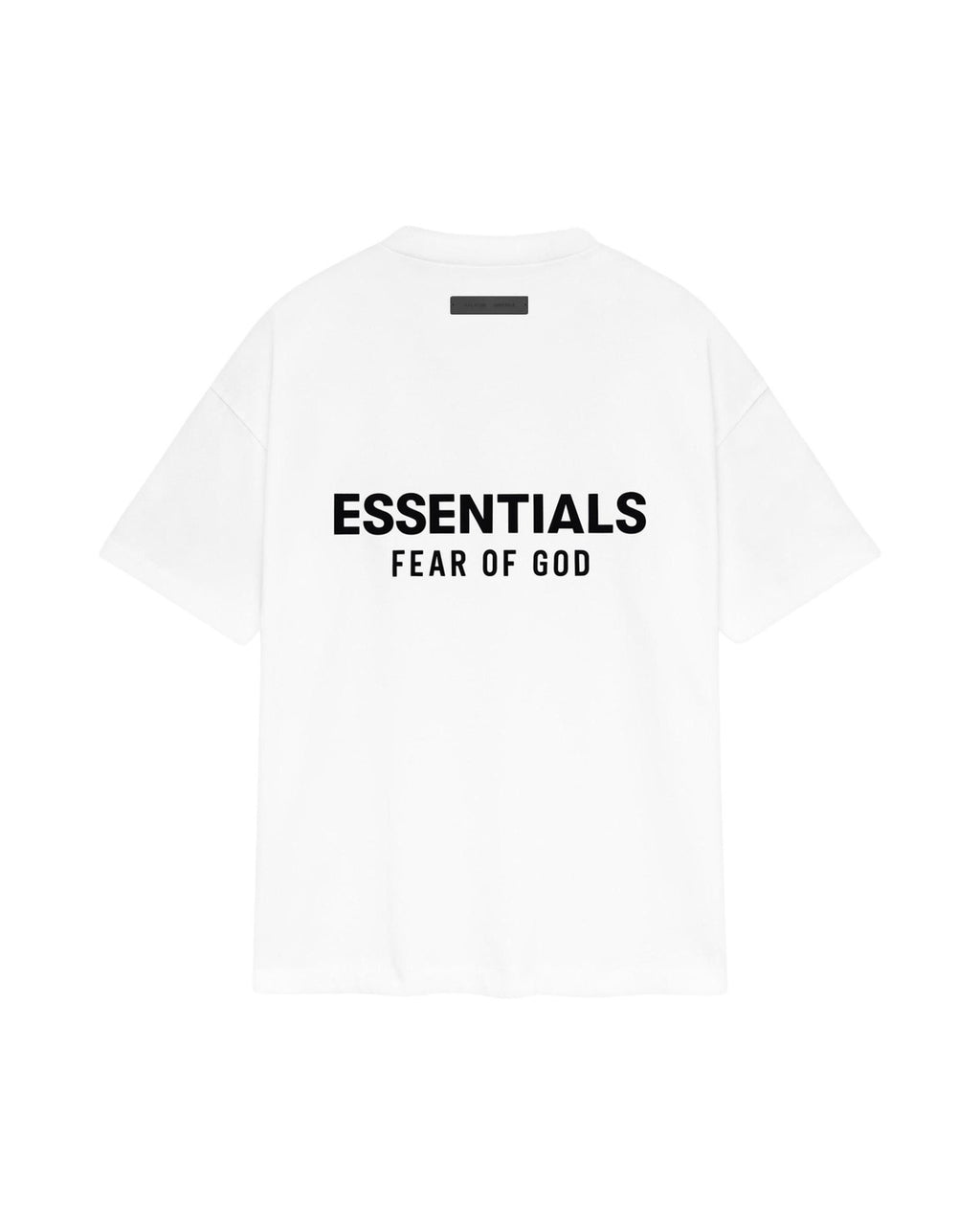 Essentials SS25 Bright White Classic Tee Fear of god оригінал – Купити в Україні – вид ззаду
