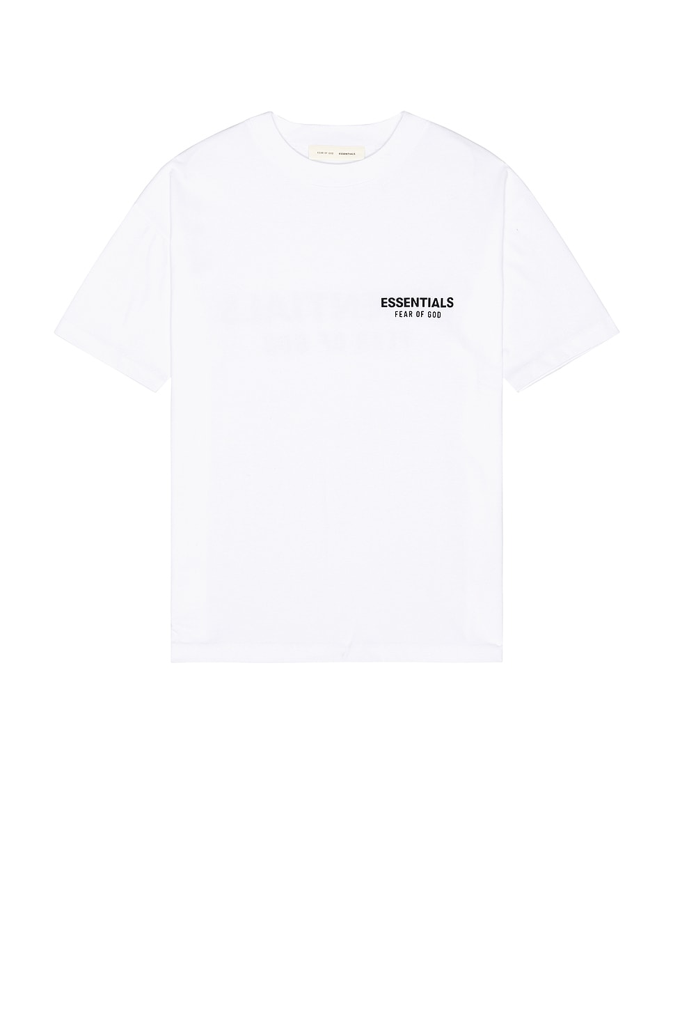 Essentials SS25 Bright White Classic Tee Fear of god оригінал – Купити в Україні – боковий вид