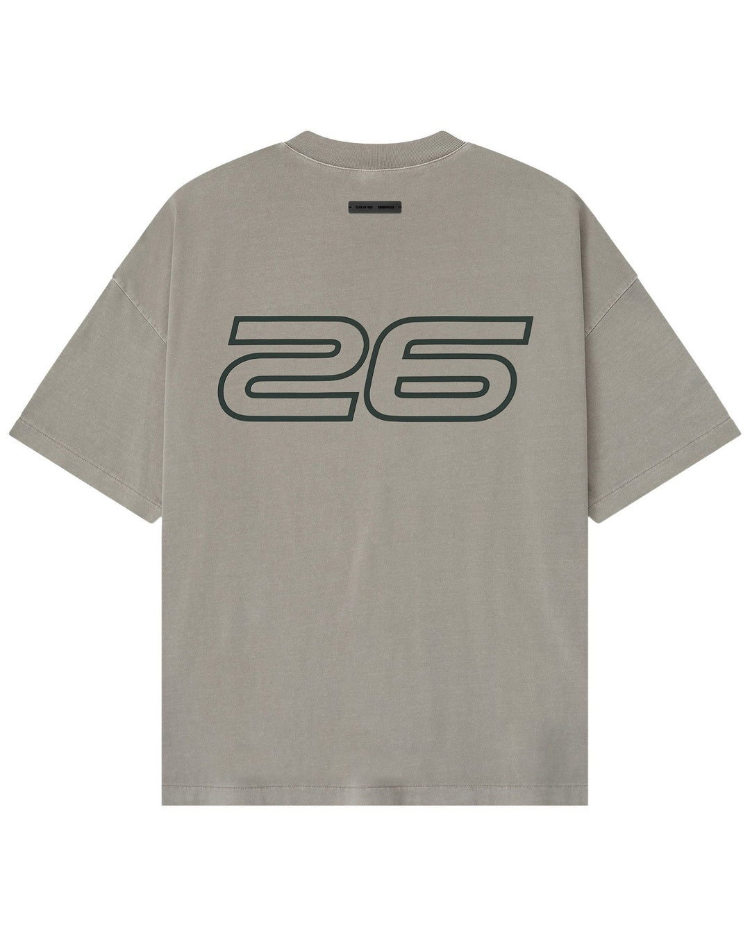 Essentials Smoke Grey 90s Tee Fear of god оригінал – Купити в Україні – вид ззаду - FEAR OF GOD