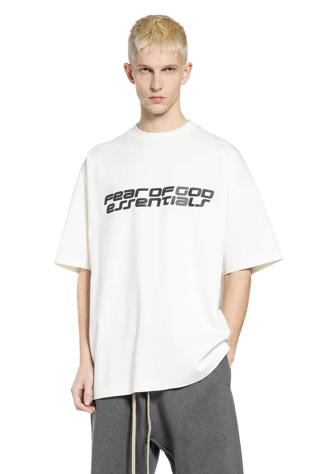 Оригінальна Essentials Graphic T-Shirt Fear of god – боковий вид