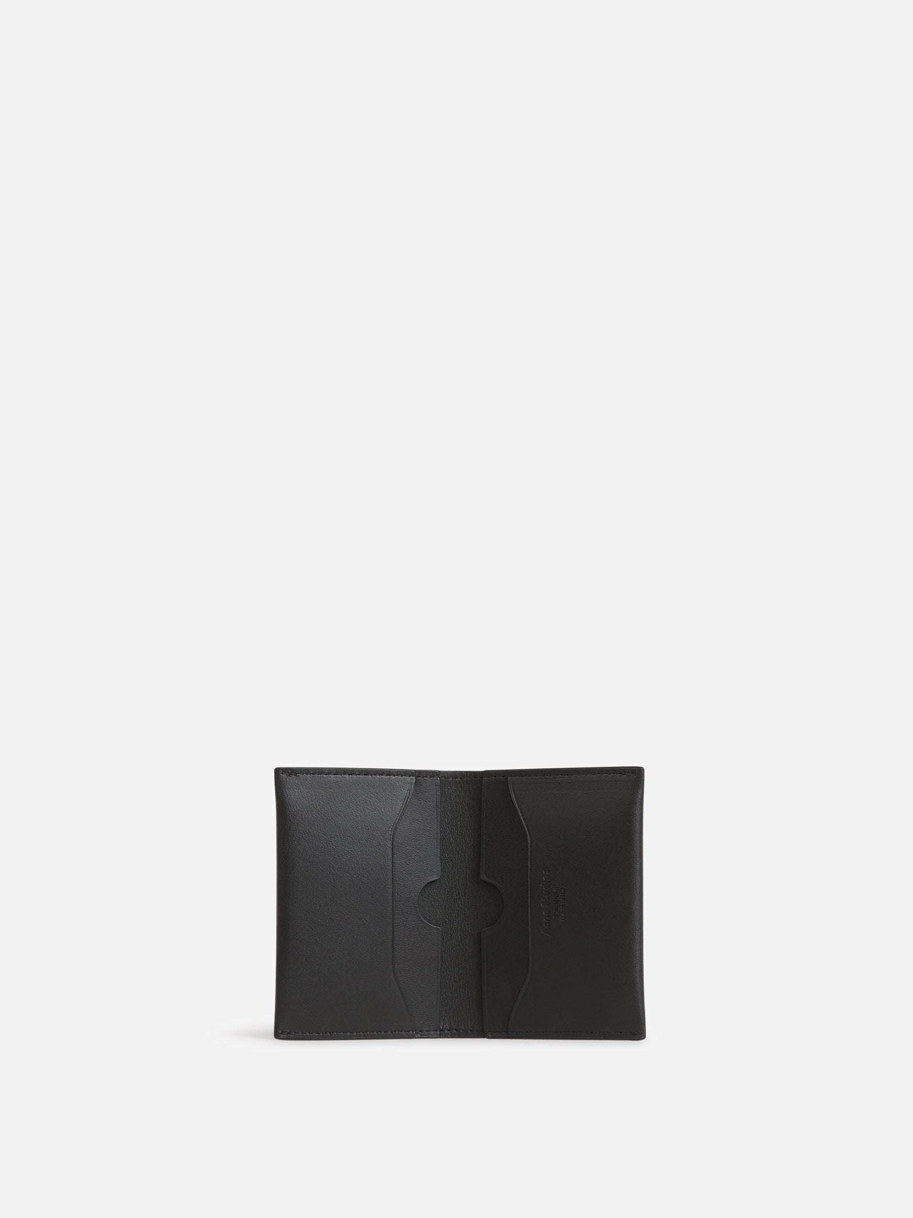 Оригінальна Logo Leather Wallet Acne studios – збільшений вид