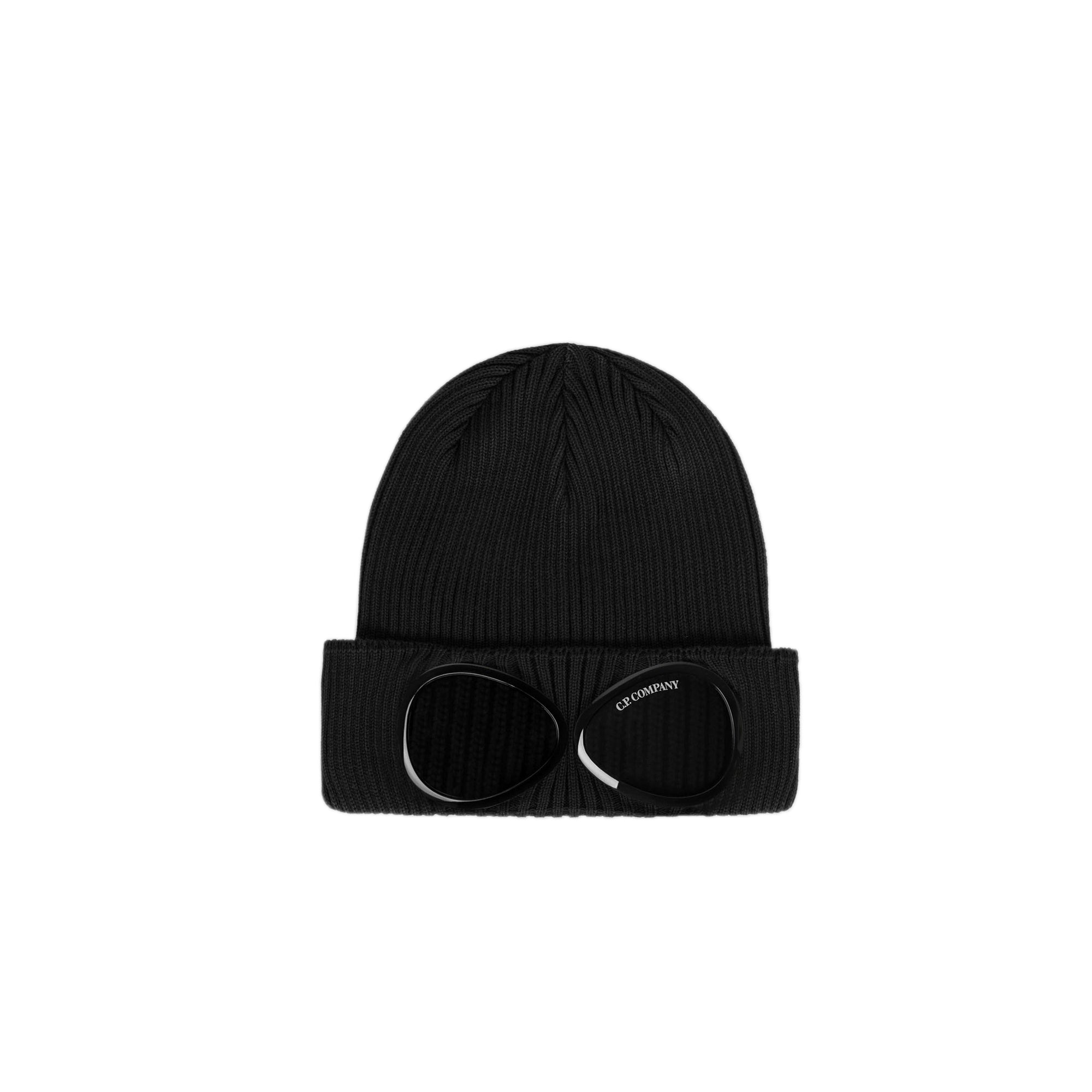 Оригінальна Cotton Goggle Beanie Cp company – боковий вид