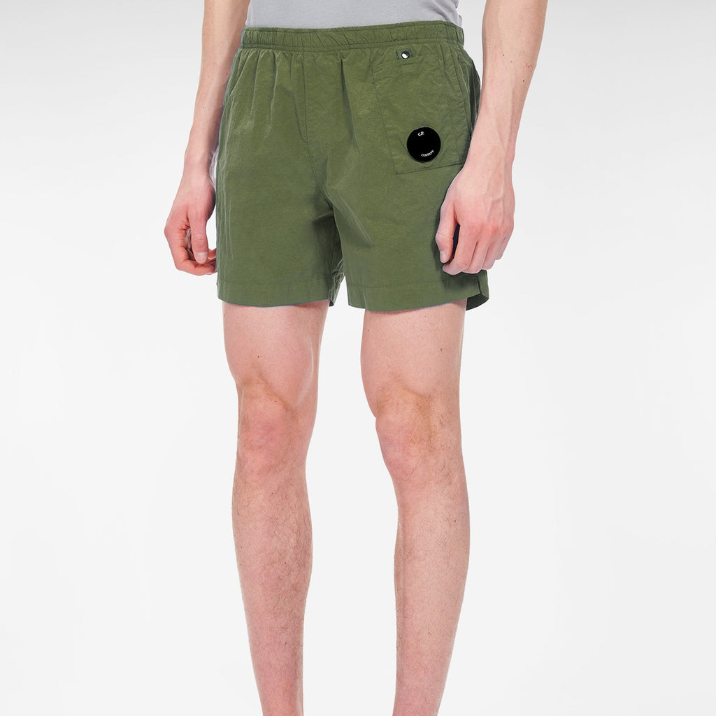 Mens Flatt Nylon Beach Shorts Cp company – Гарантія оригінальності – вид ззаду
