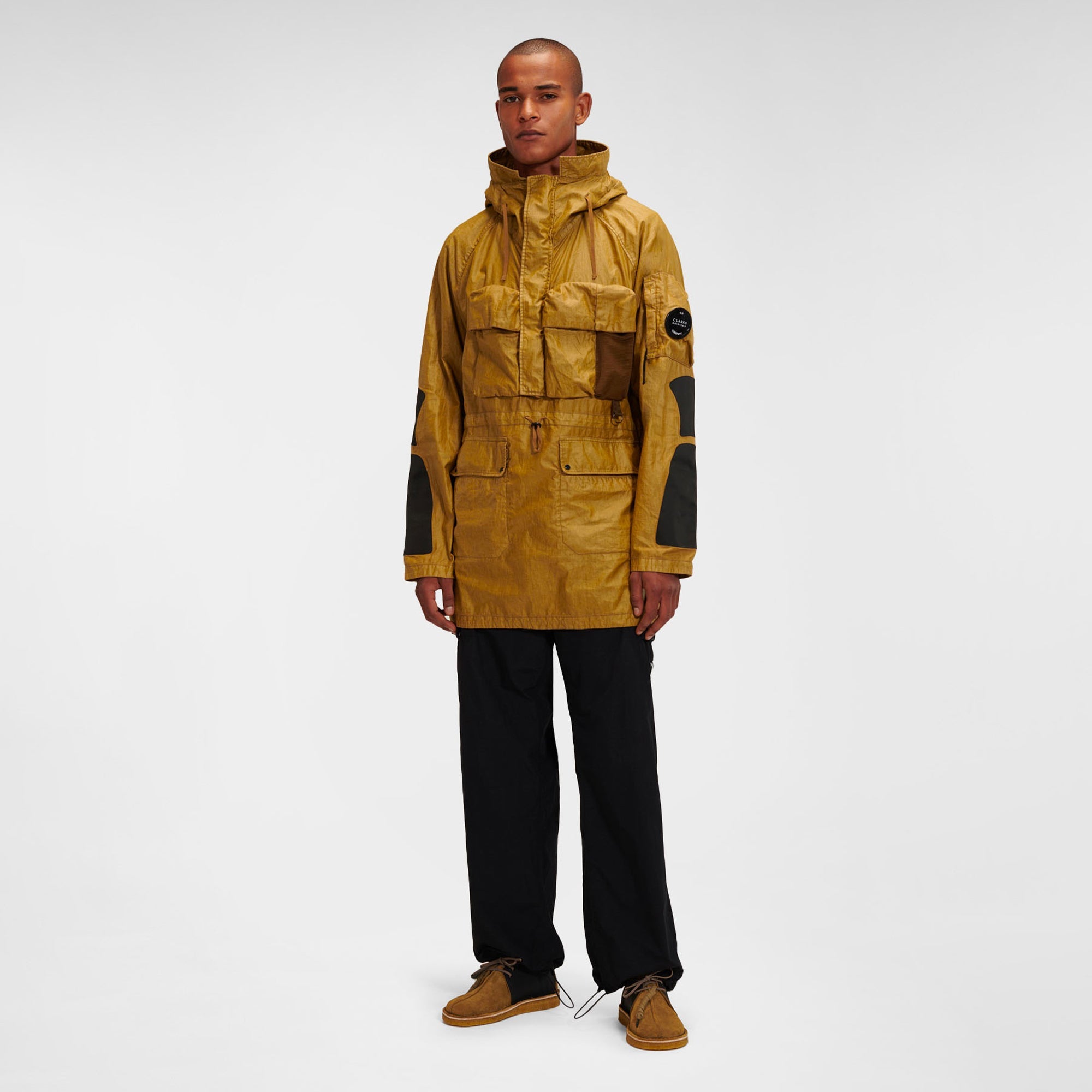 X Clarks Originals Hooded Drawstring Jacket Cp company оригінал – Купити в Україні – вид ззаду