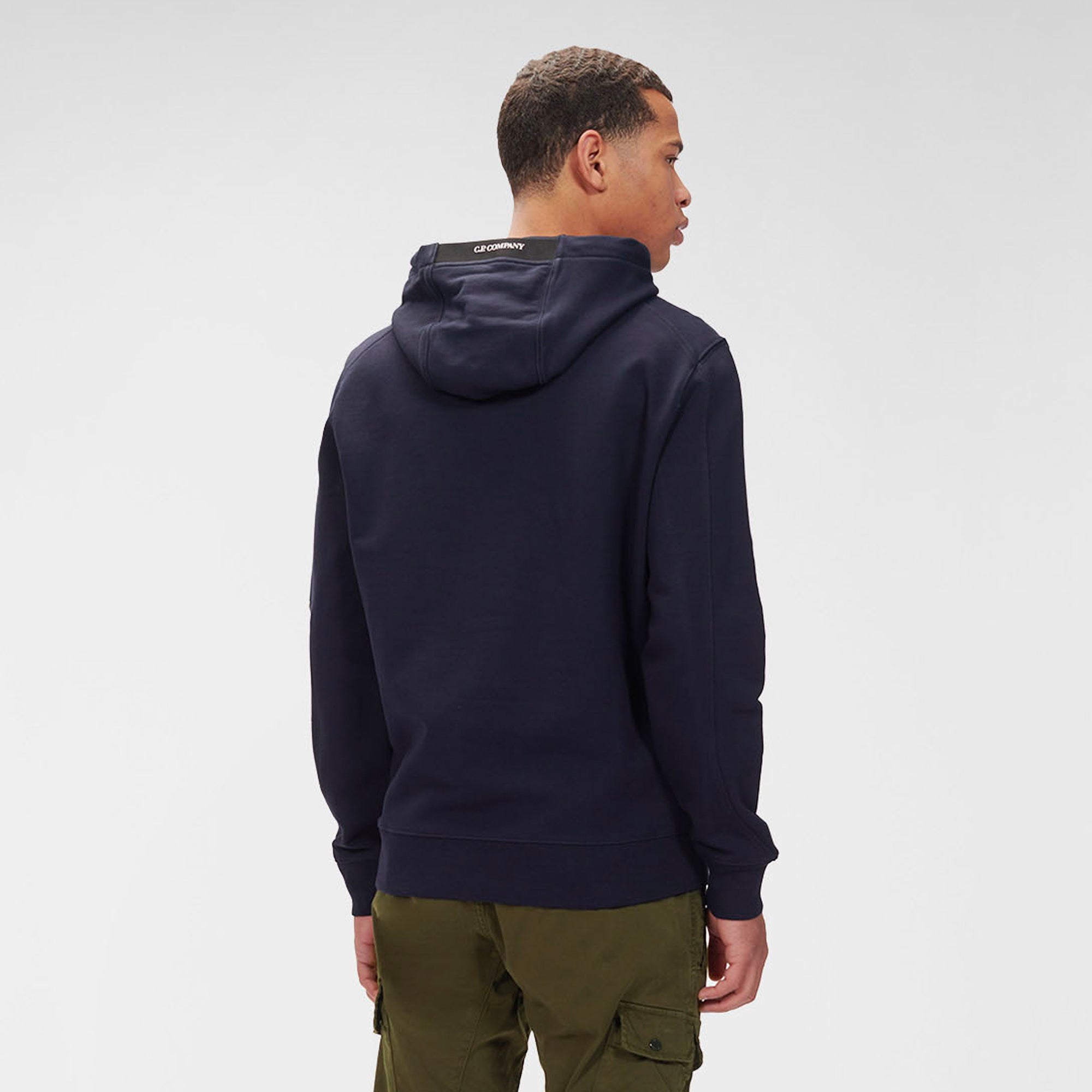 Оригінальна Mens Diagonal Raised Fleece Hoodie Cp company – детальний вид