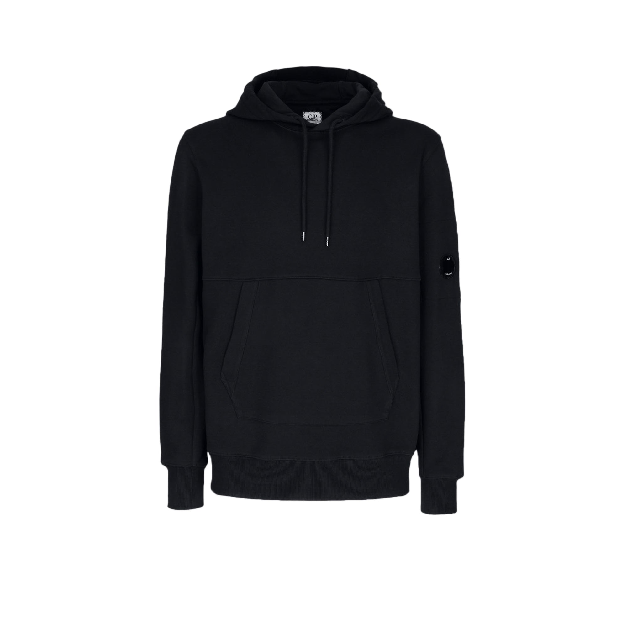 Оригінальна Mens Diagonal Raised Fleece Hoodie Cp company – боковий вид