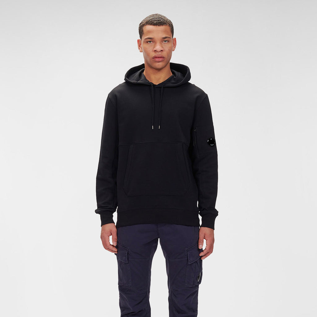 Оригінальна Mens Diagonal Raised Fleece Hoodie Cp company – вид ззаду