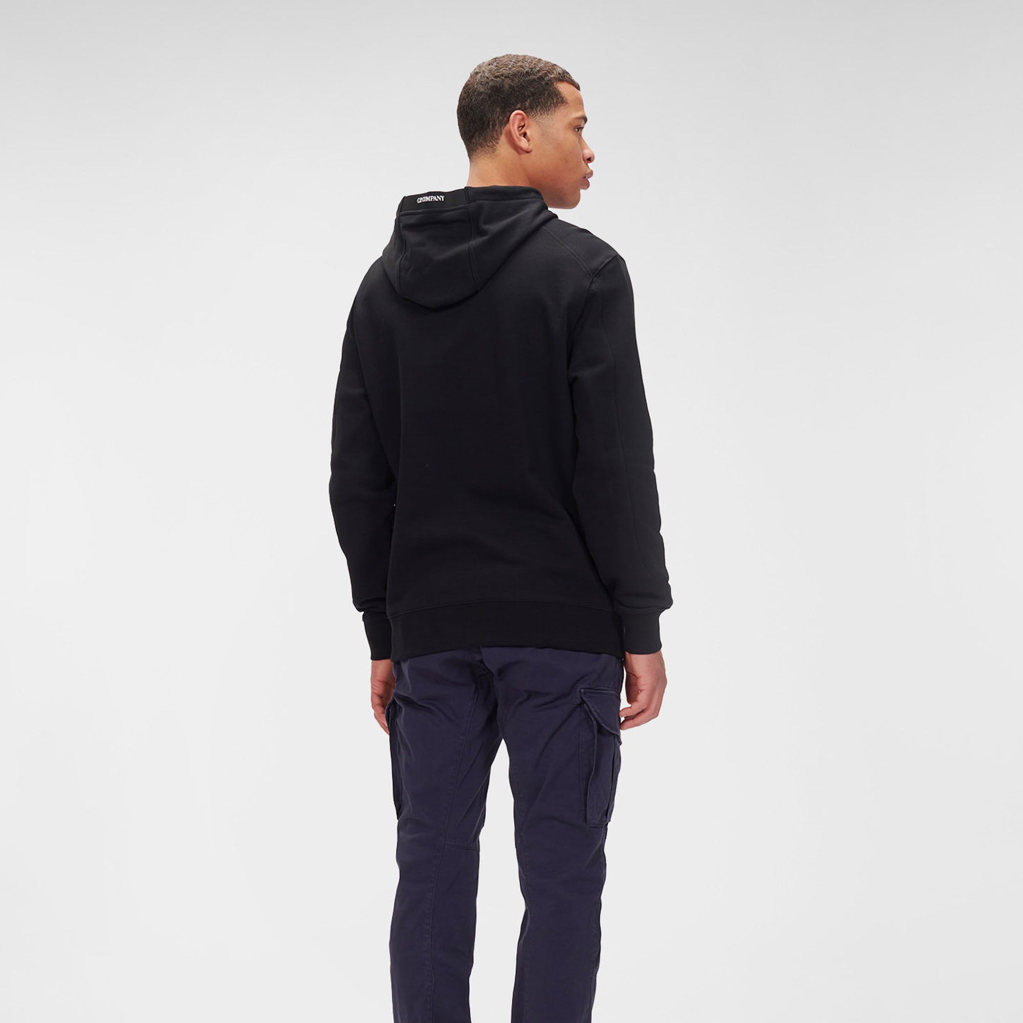 Оригінальна Mens Diagonal Raised Fleece Hoodie Cp company – детальний вид