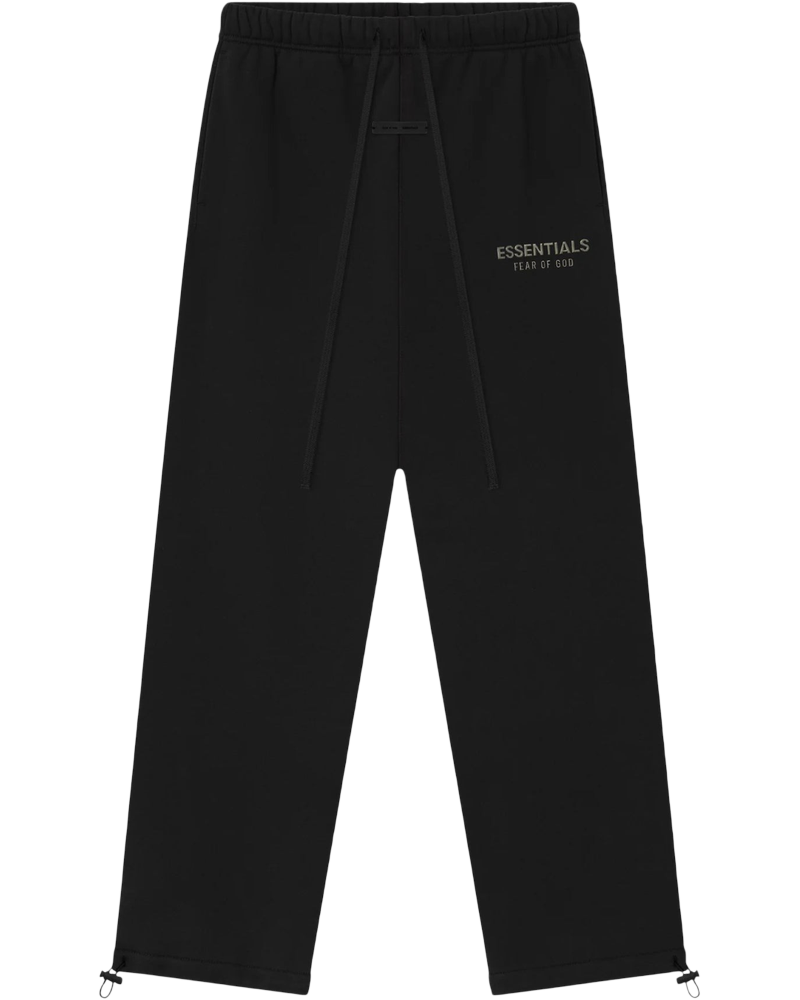 Essentials Jet Black Fleece Relaxed Sweatpants Fear of god оригінал – Купити в Україні