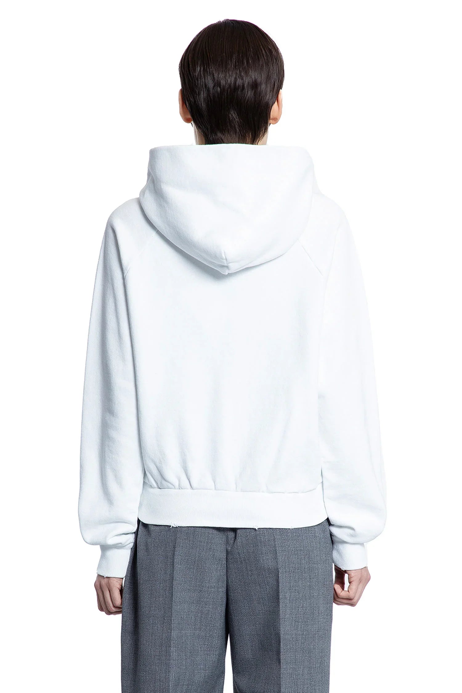 College Logo Boxy Hoodie Prada – Гарантія оригінальності – збільшений вид